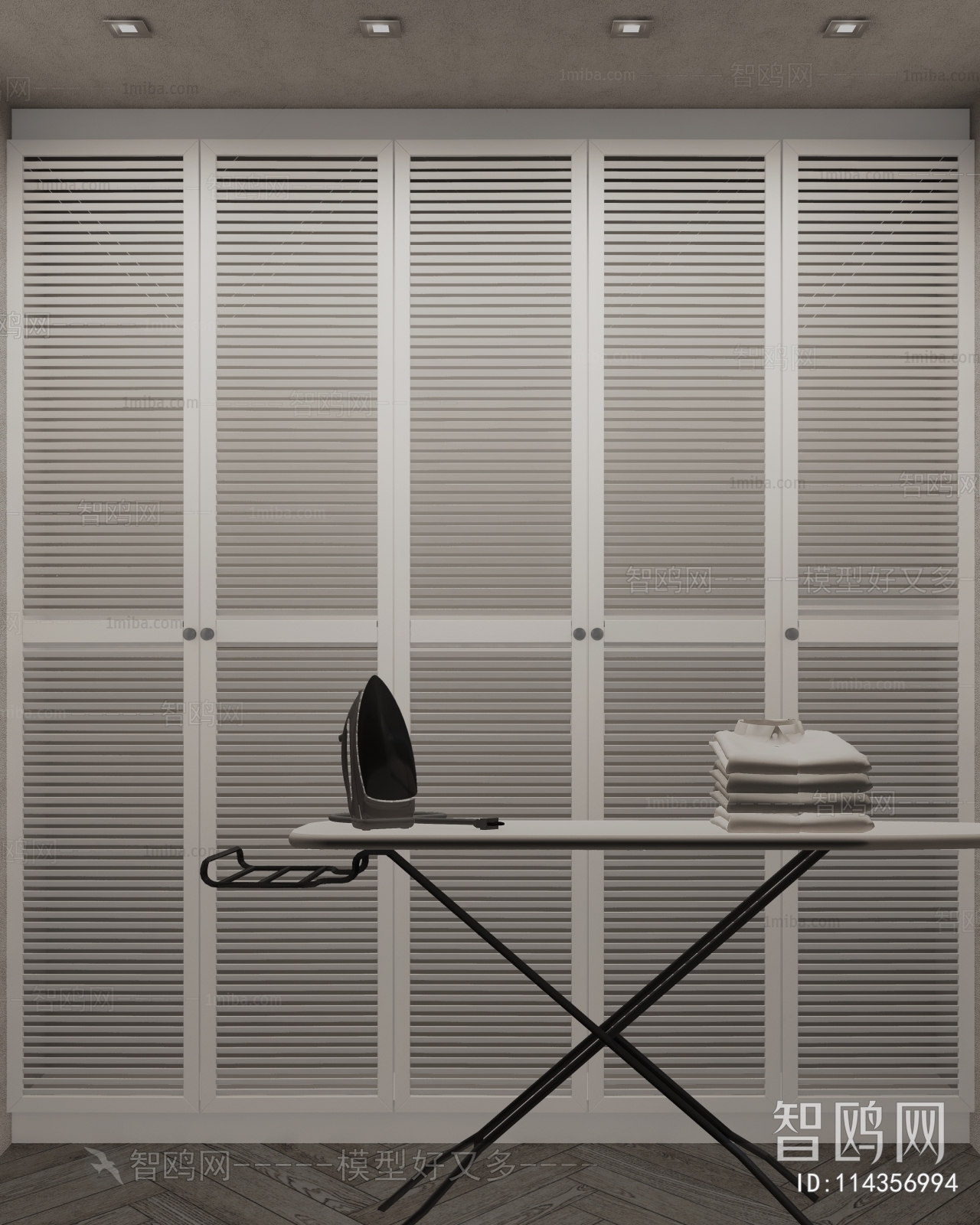 Modern Balcony Laundry Room