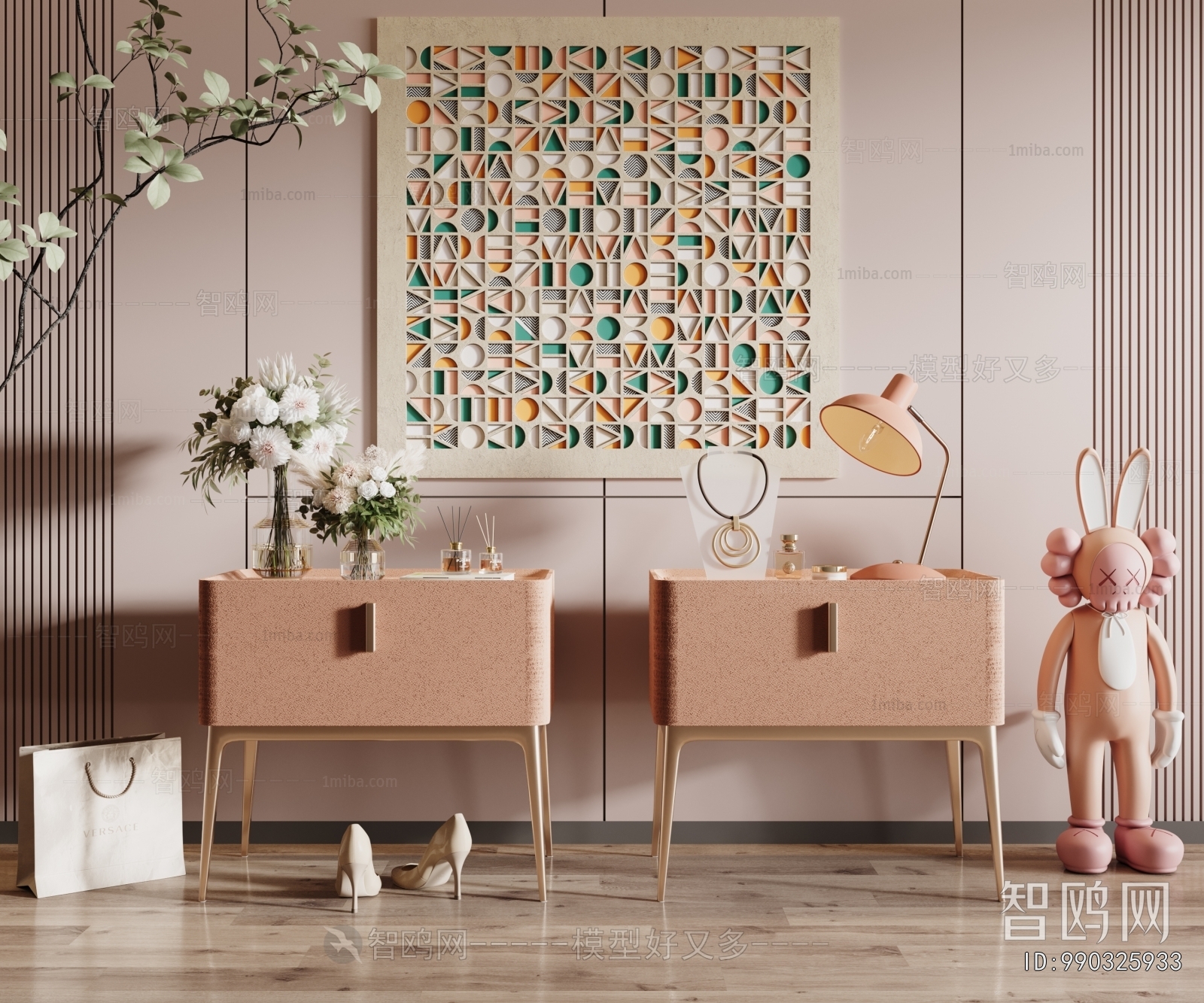 Modern Bedside Cupboard