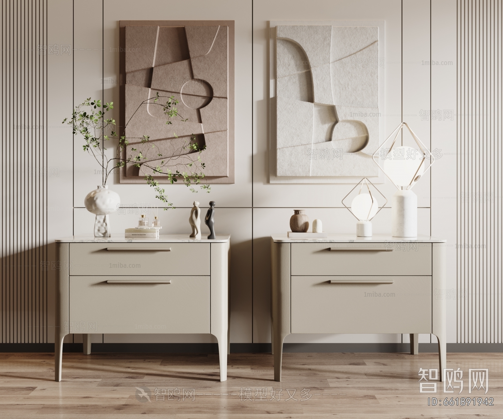 Modern Bedside Cupboard