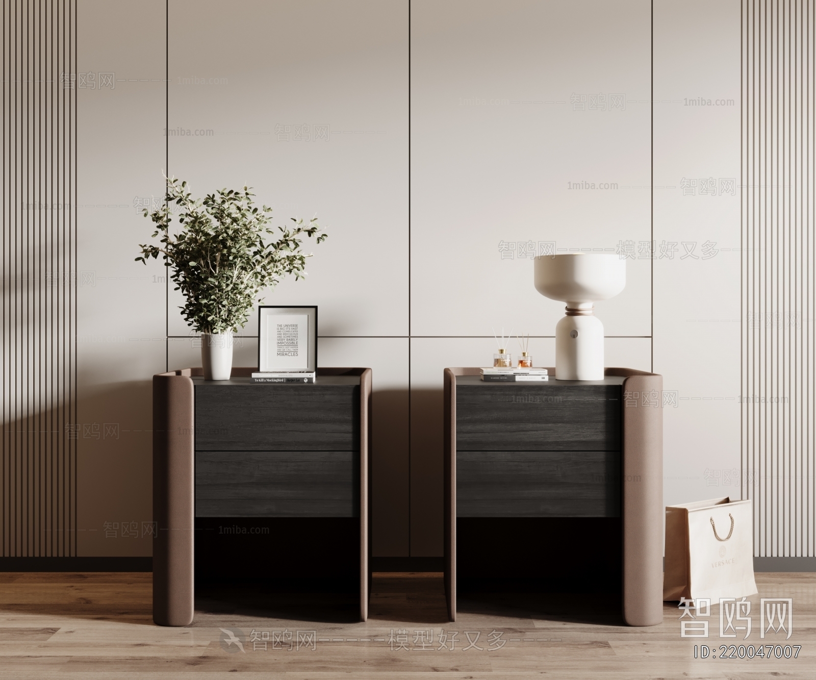 Modern Bedside Cupboard