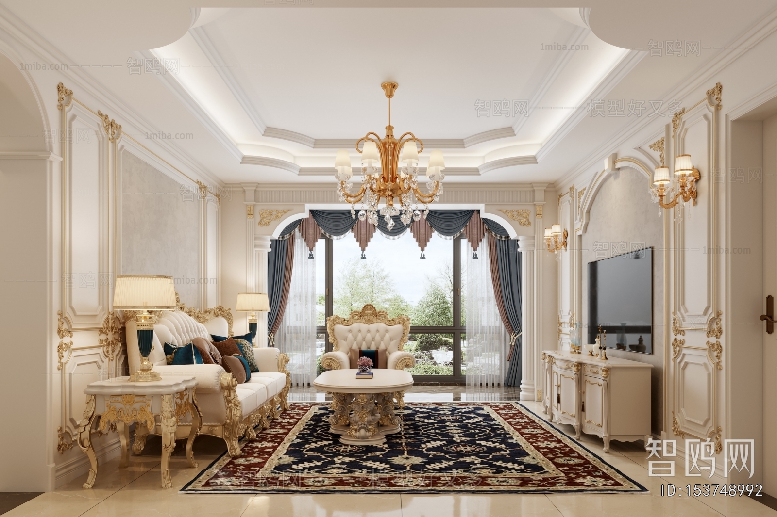 European Style A Living Room