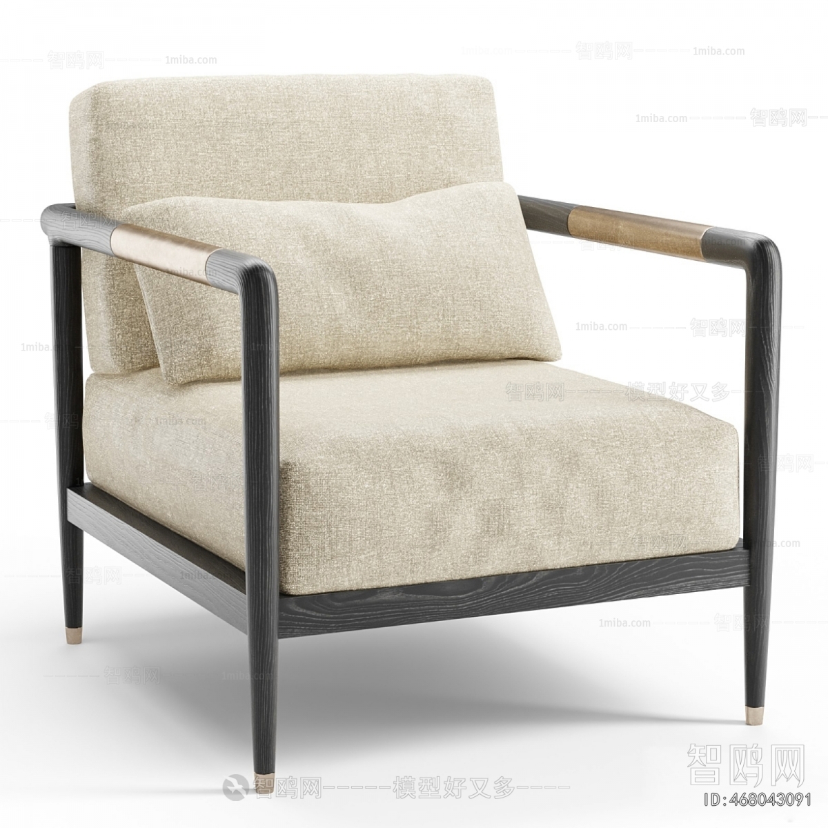 New Chinese Style Lounge Chair