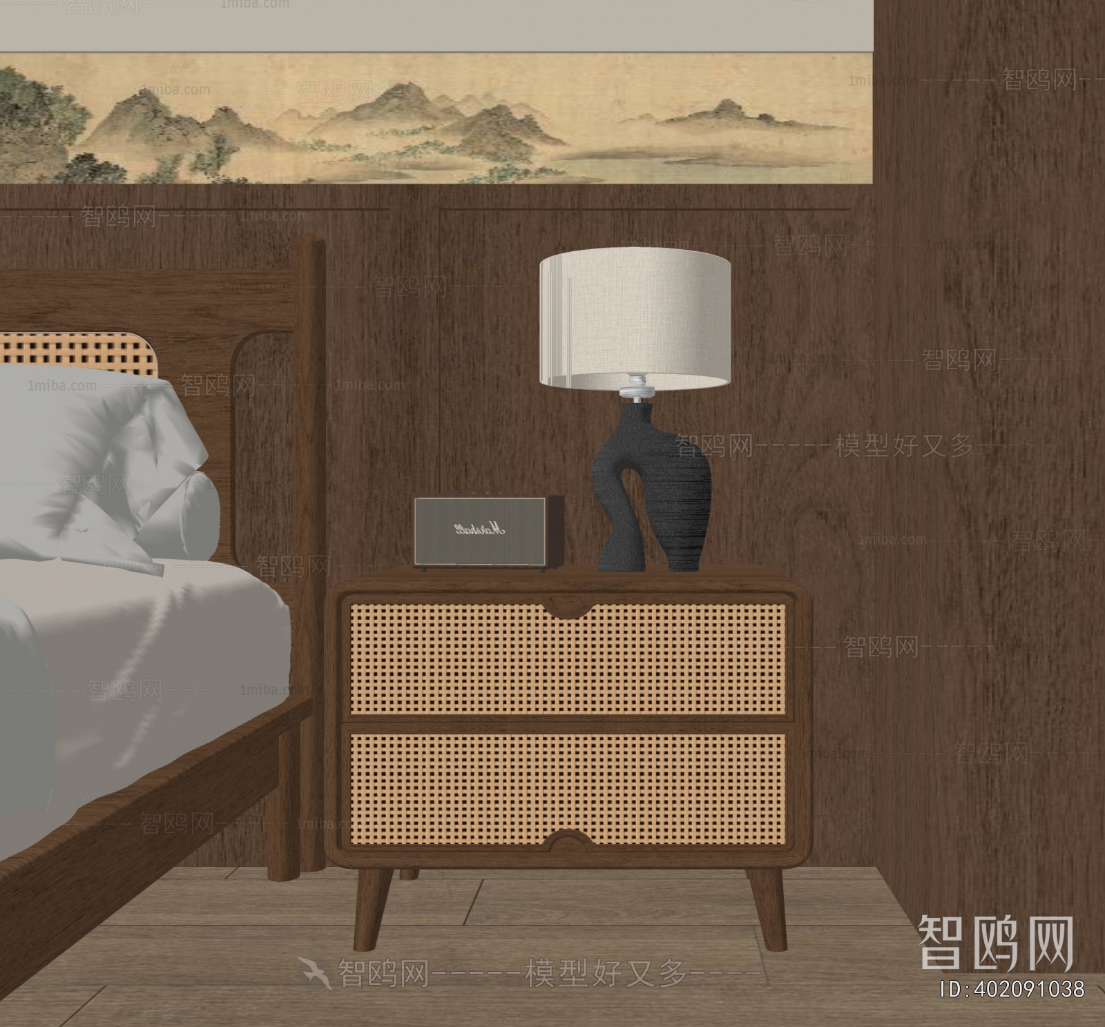 Modern Bedside Cupboard