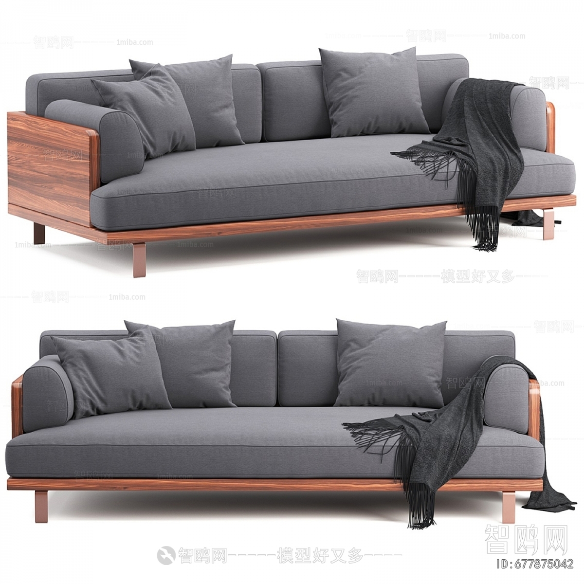 Modern Three-seat Sofa