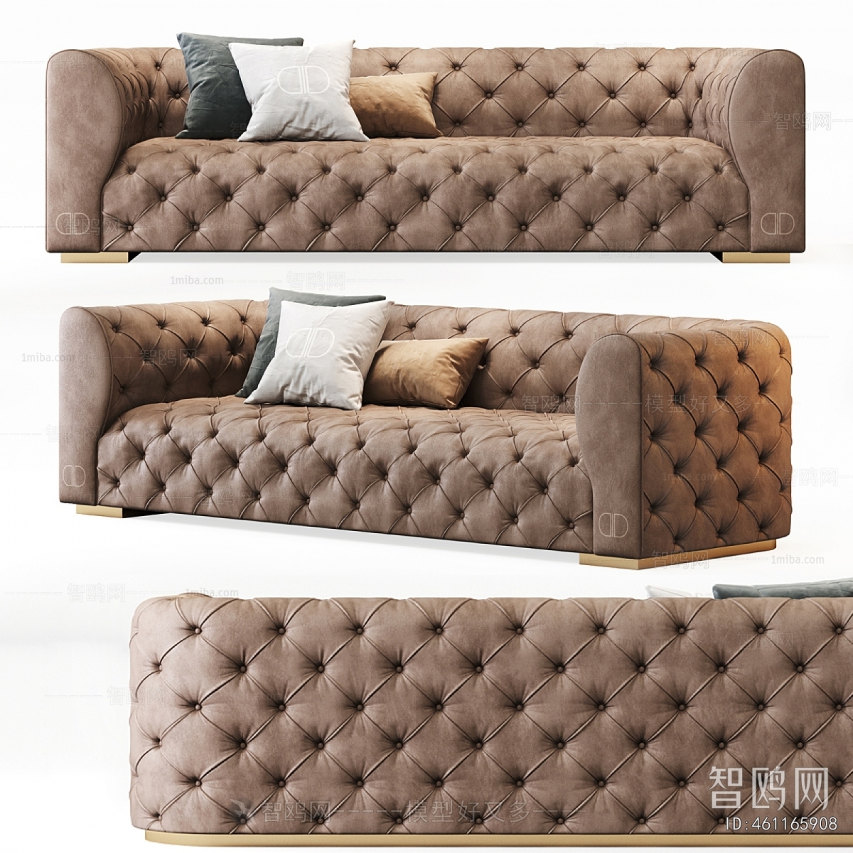 Modern Three-seat Sofa