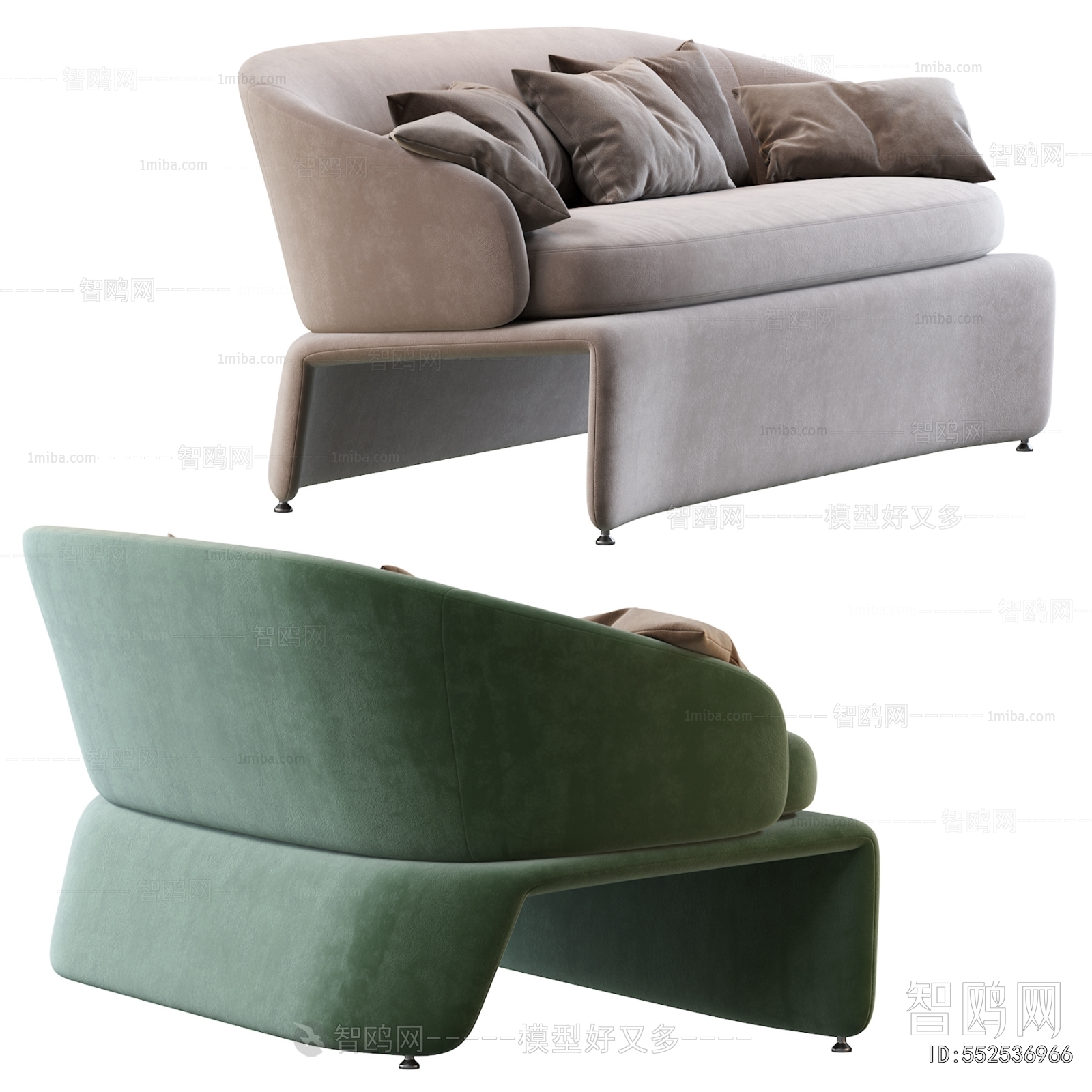 Modern Multi Person Sofa