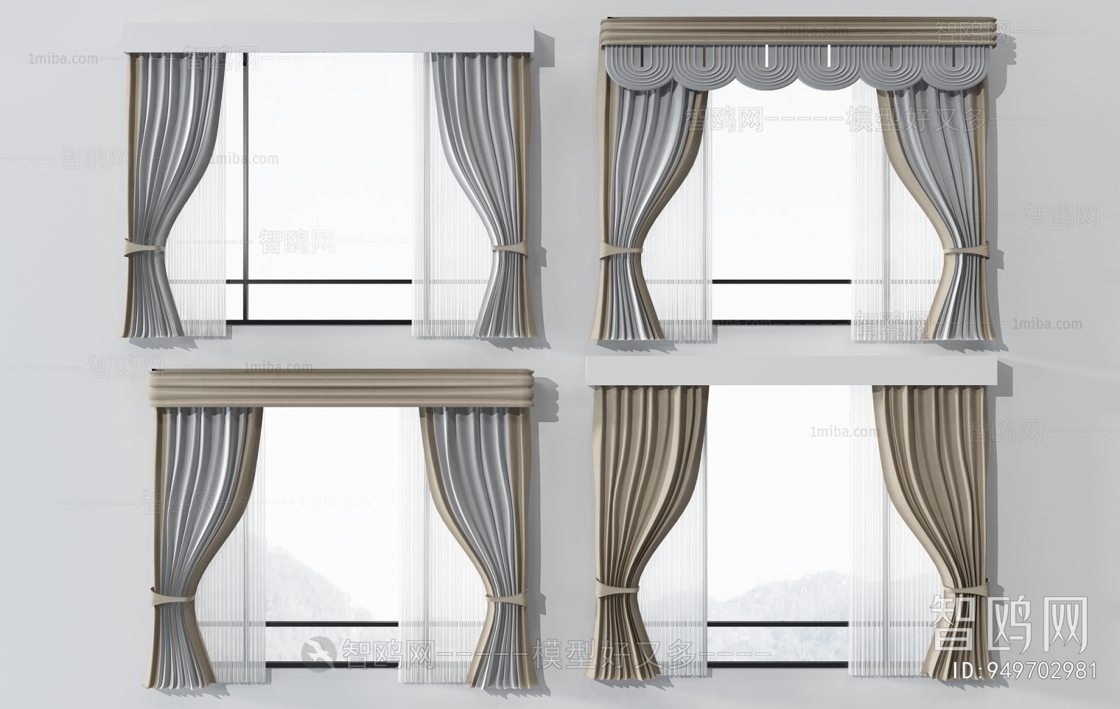 Simple European Style The Curtain