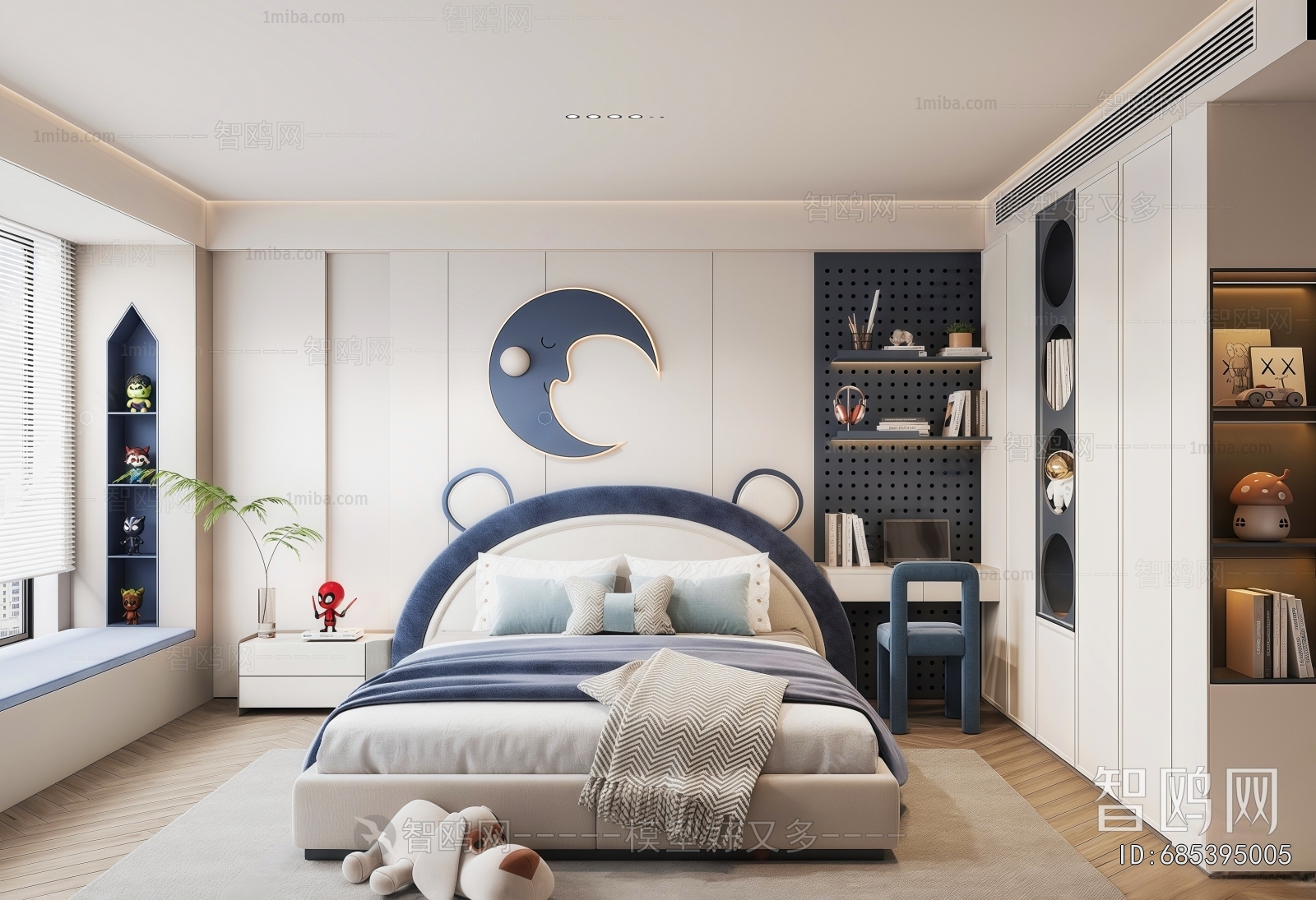 Modern Boy's Room And Son's Room