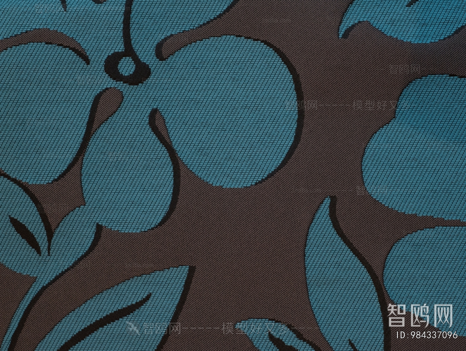 现代花纹布料