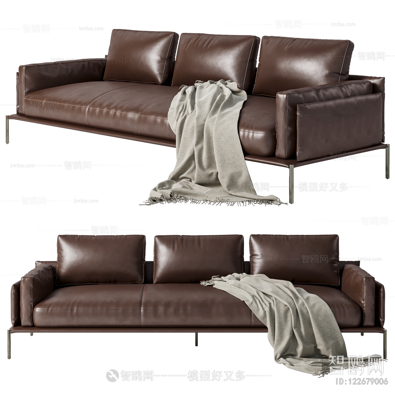 Modern Three-seat Sofa