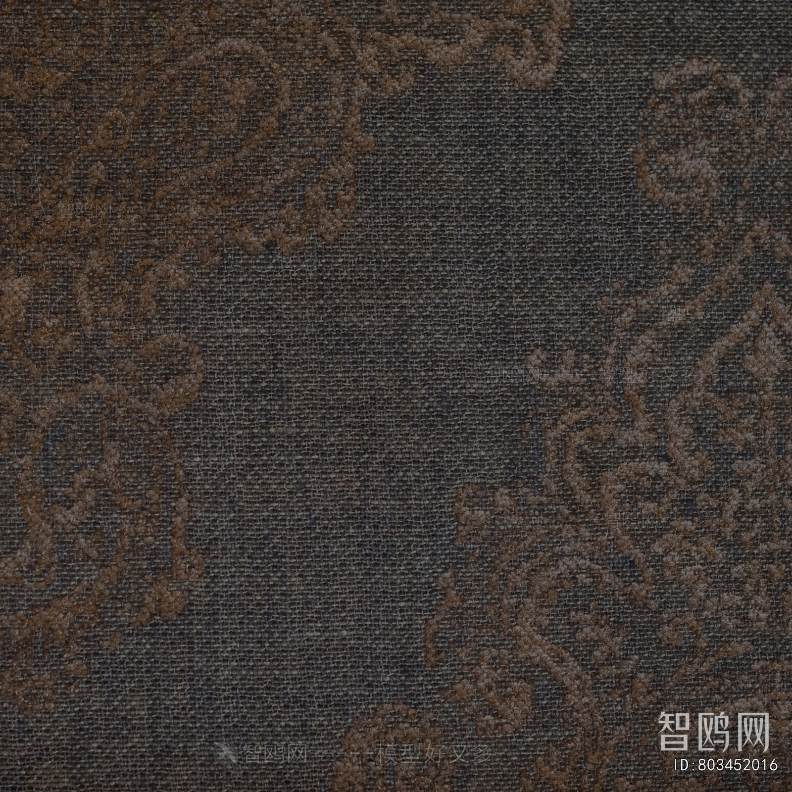 现代花纹布料