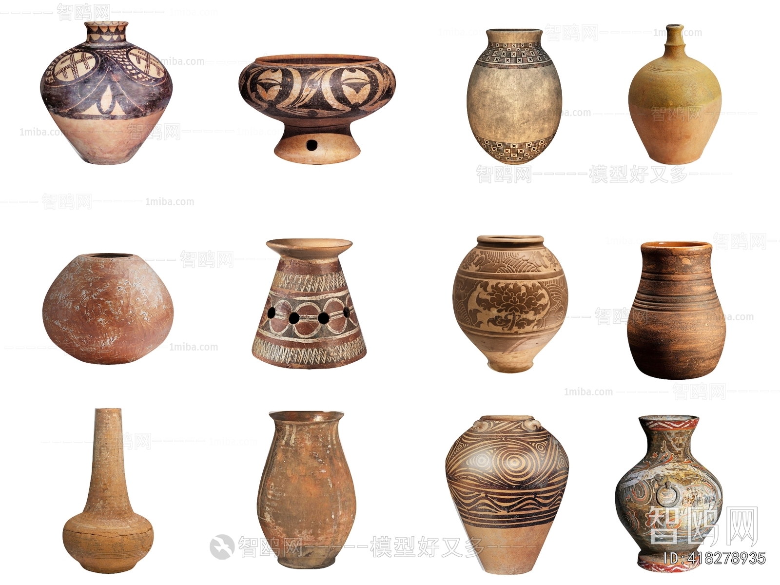 Wabi-sabi Style Clay Pot