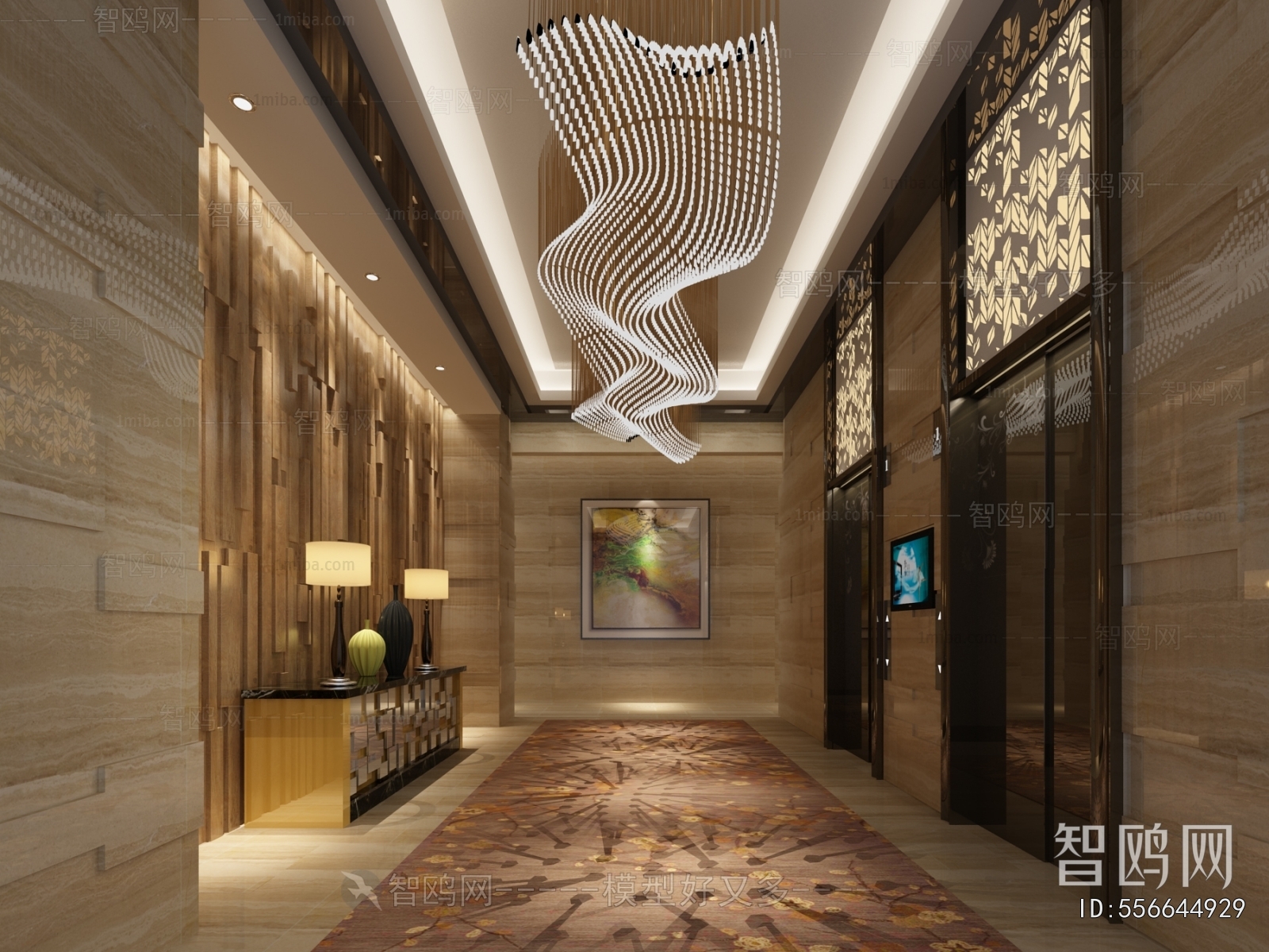 Modern Elevator Hall