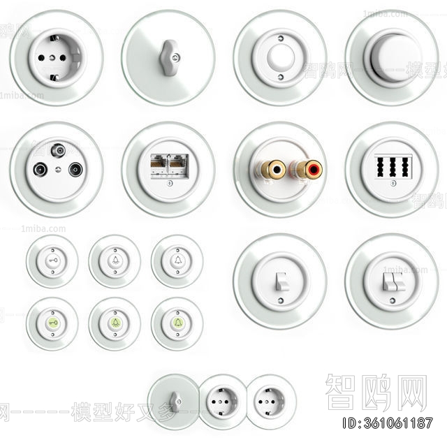 Modern Switch Socket Panel