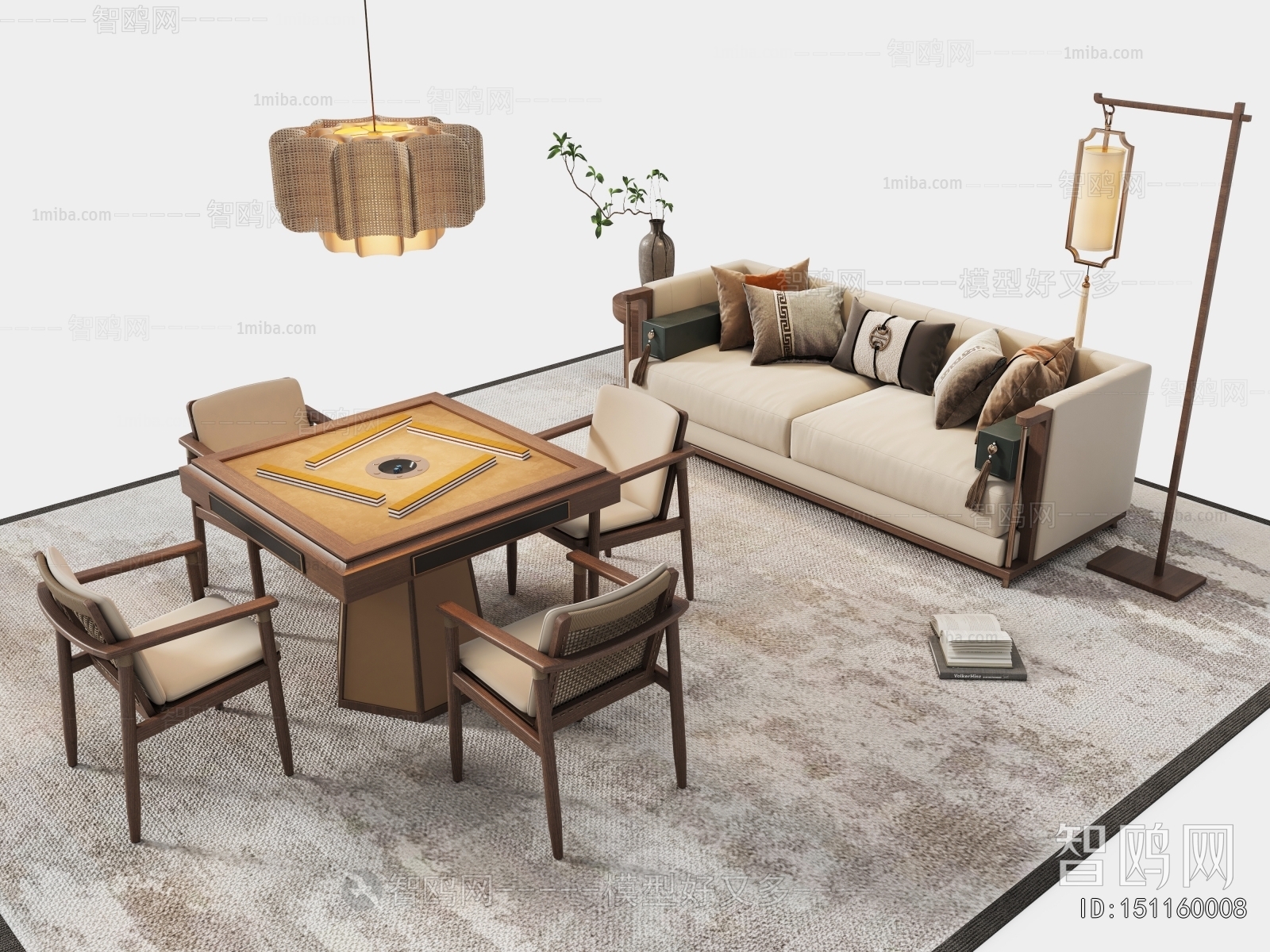 New Chinese Style Mahjong Tables And Chairs