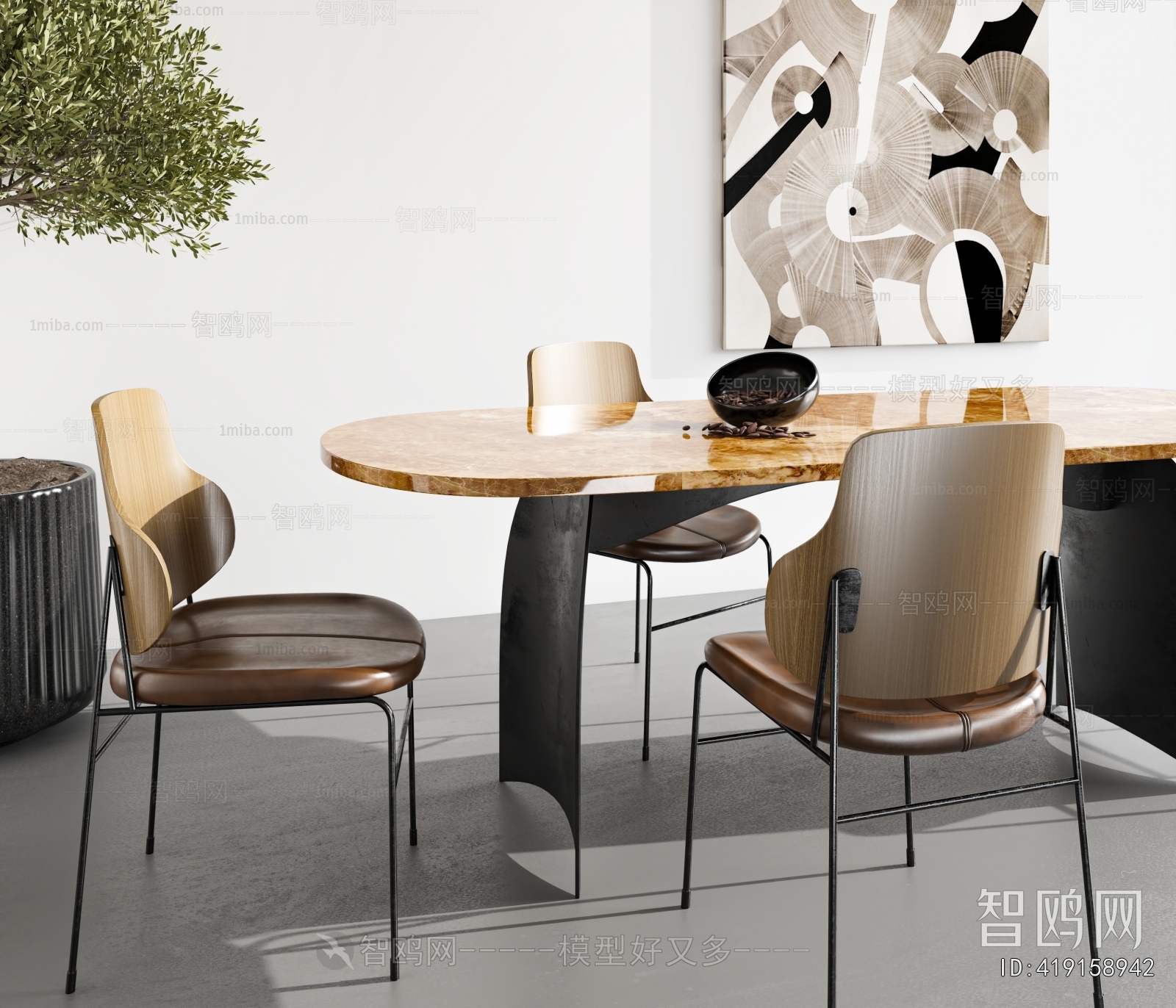 Nordic Style Dining Table And Chairs