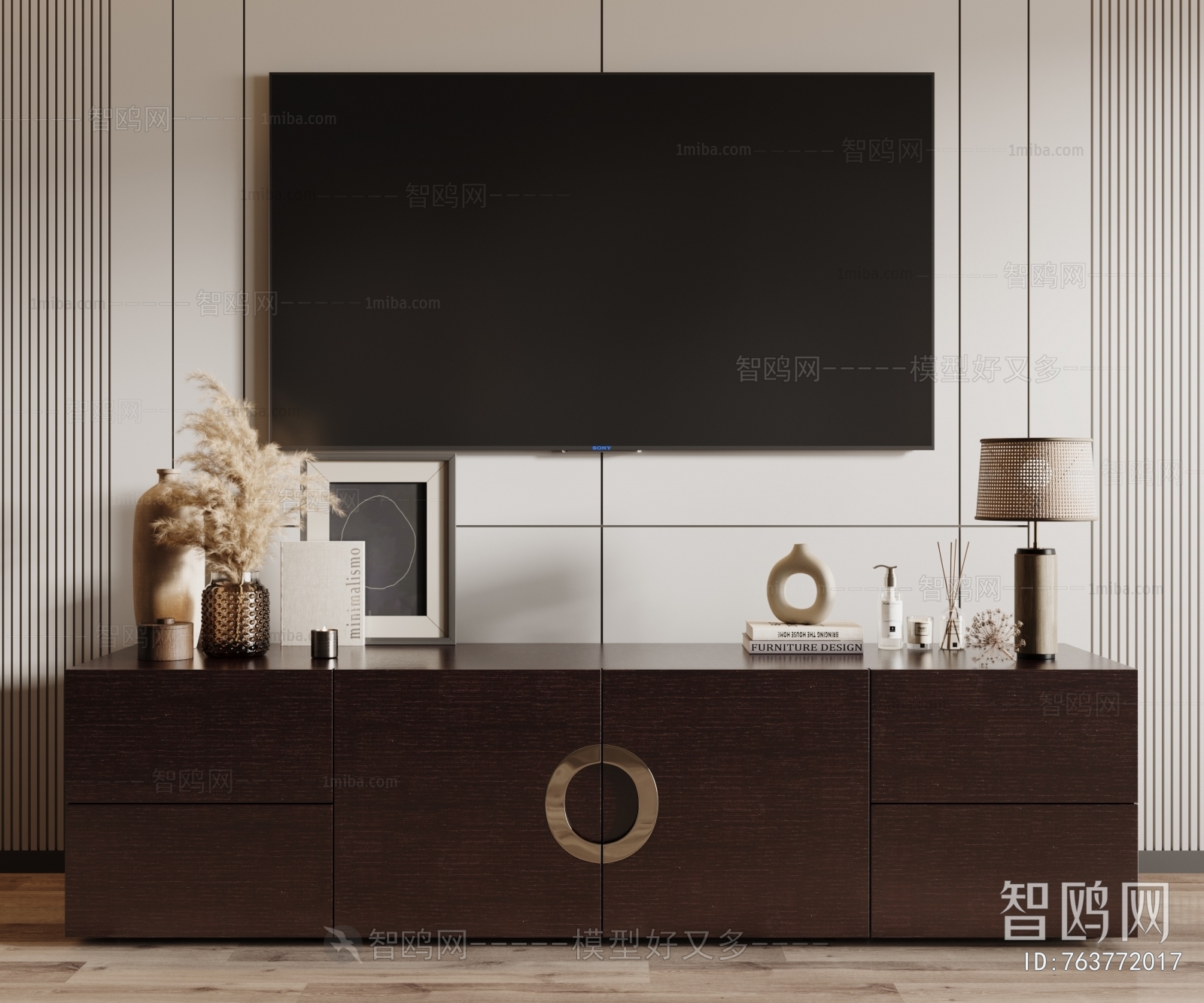 New Chinese Style TV Cabinet