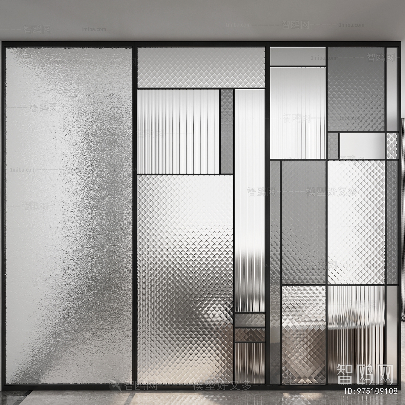 Modern Glass Screen Partition