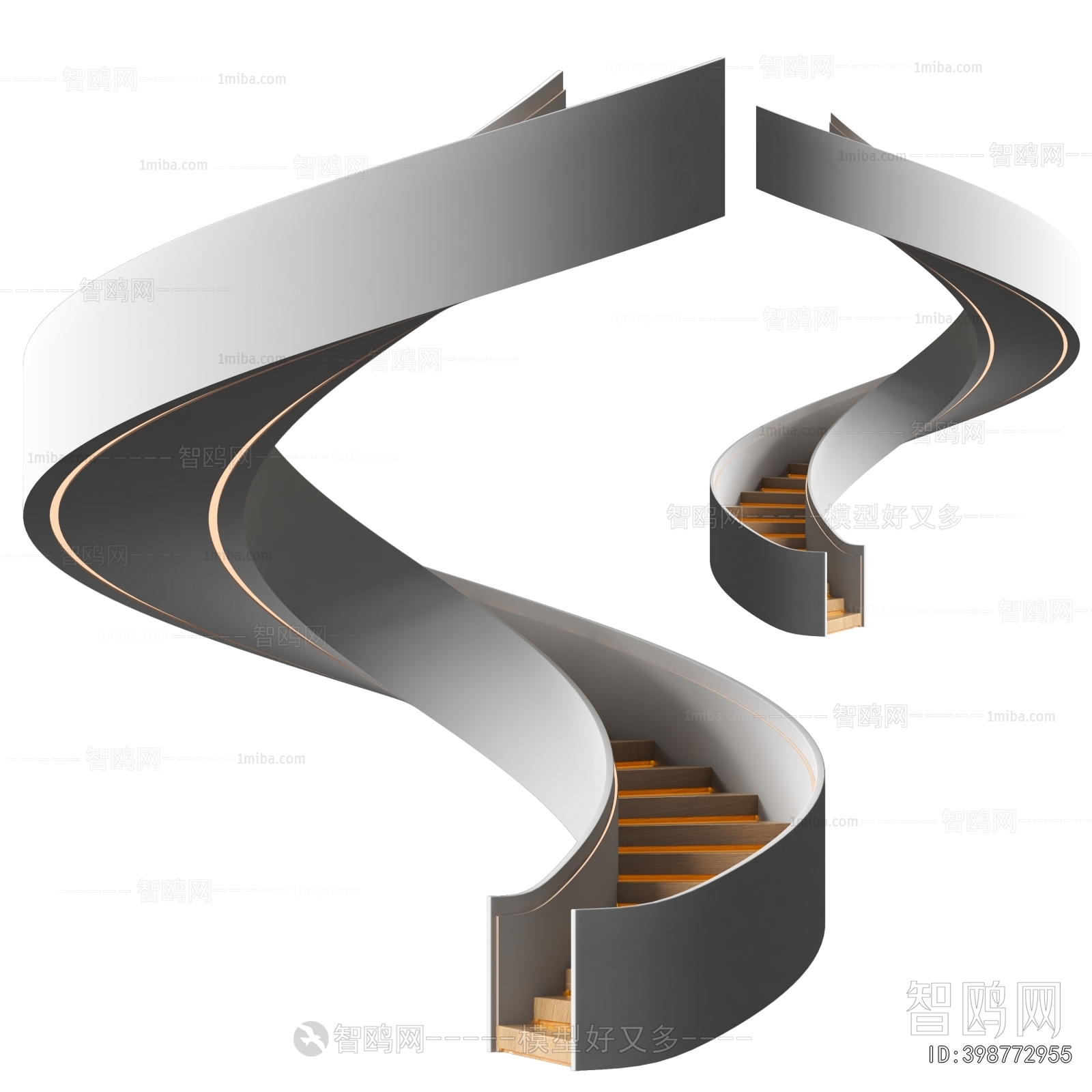 Modern Rotating Staircase