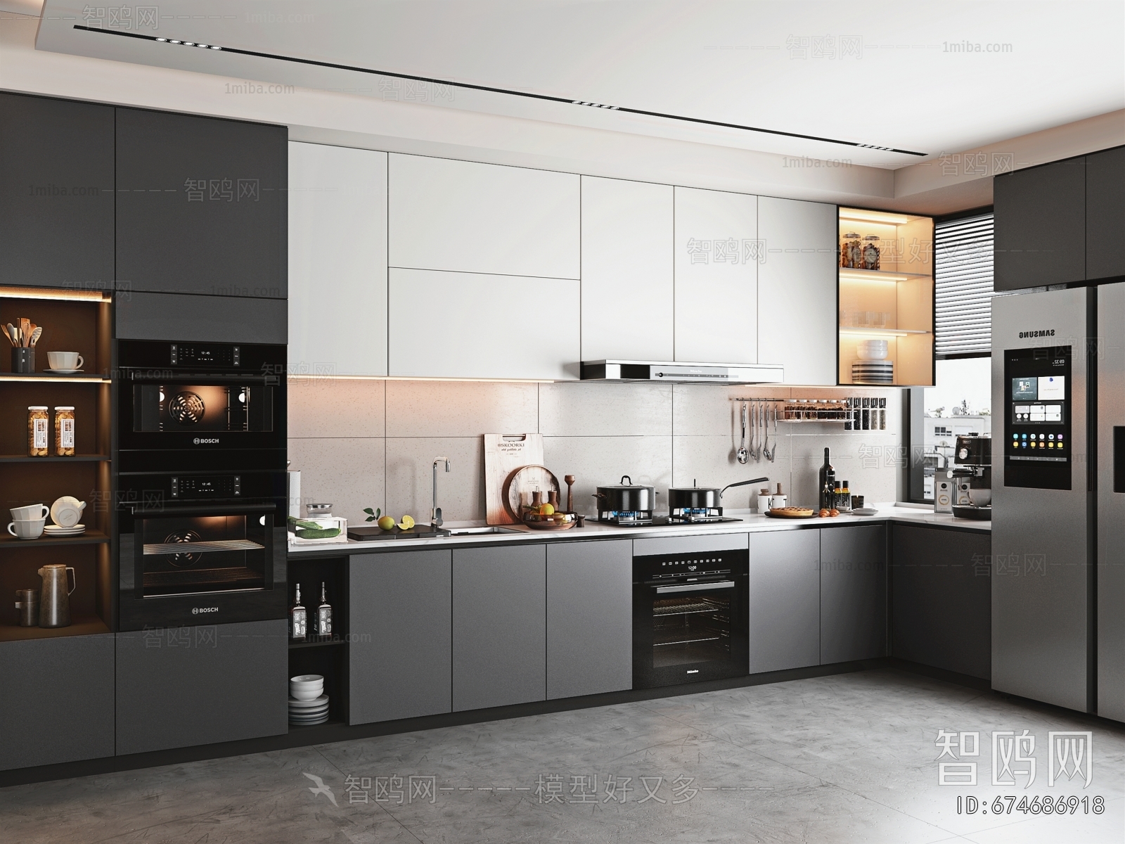 Modern The Kitchen