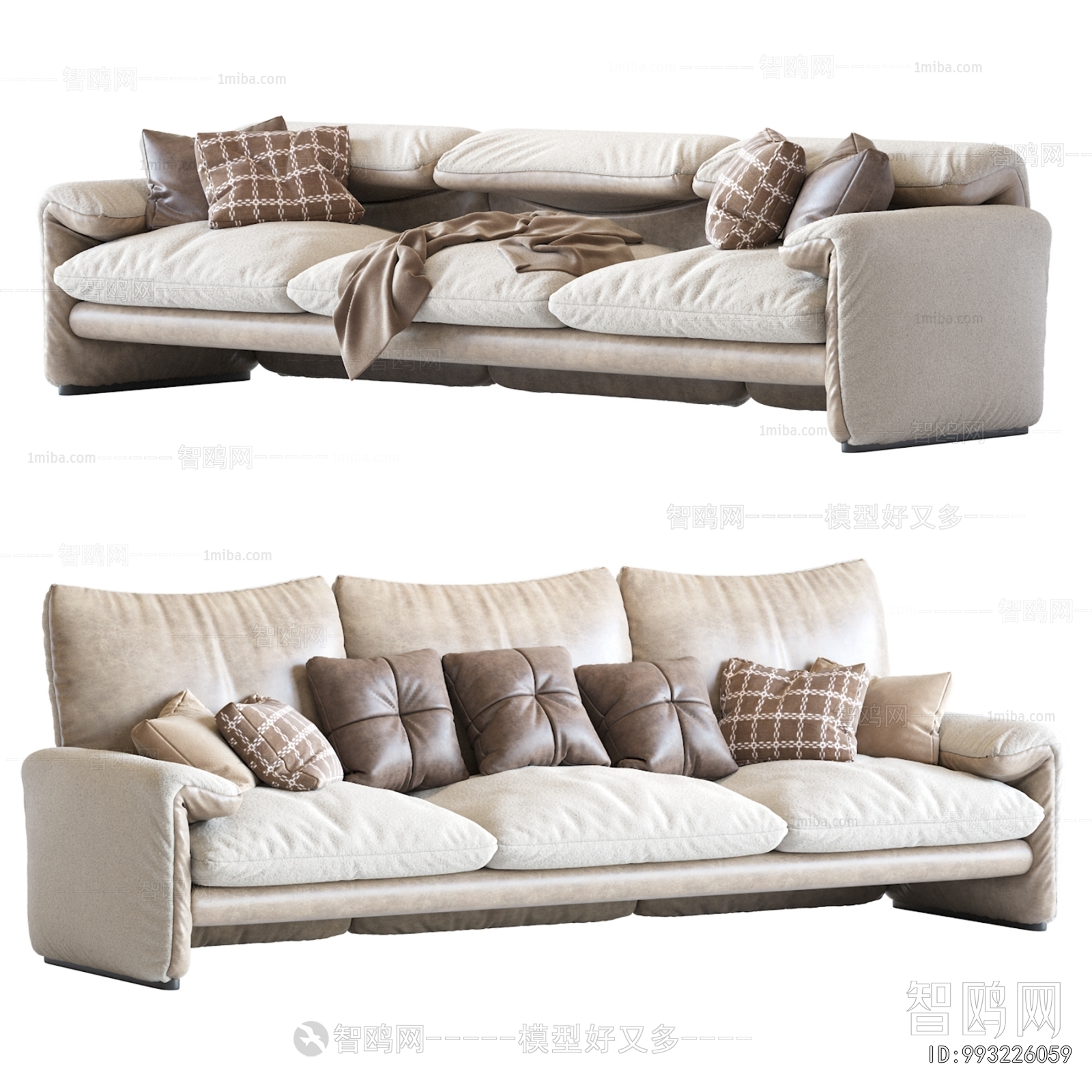 Modern Three-seat Sofa