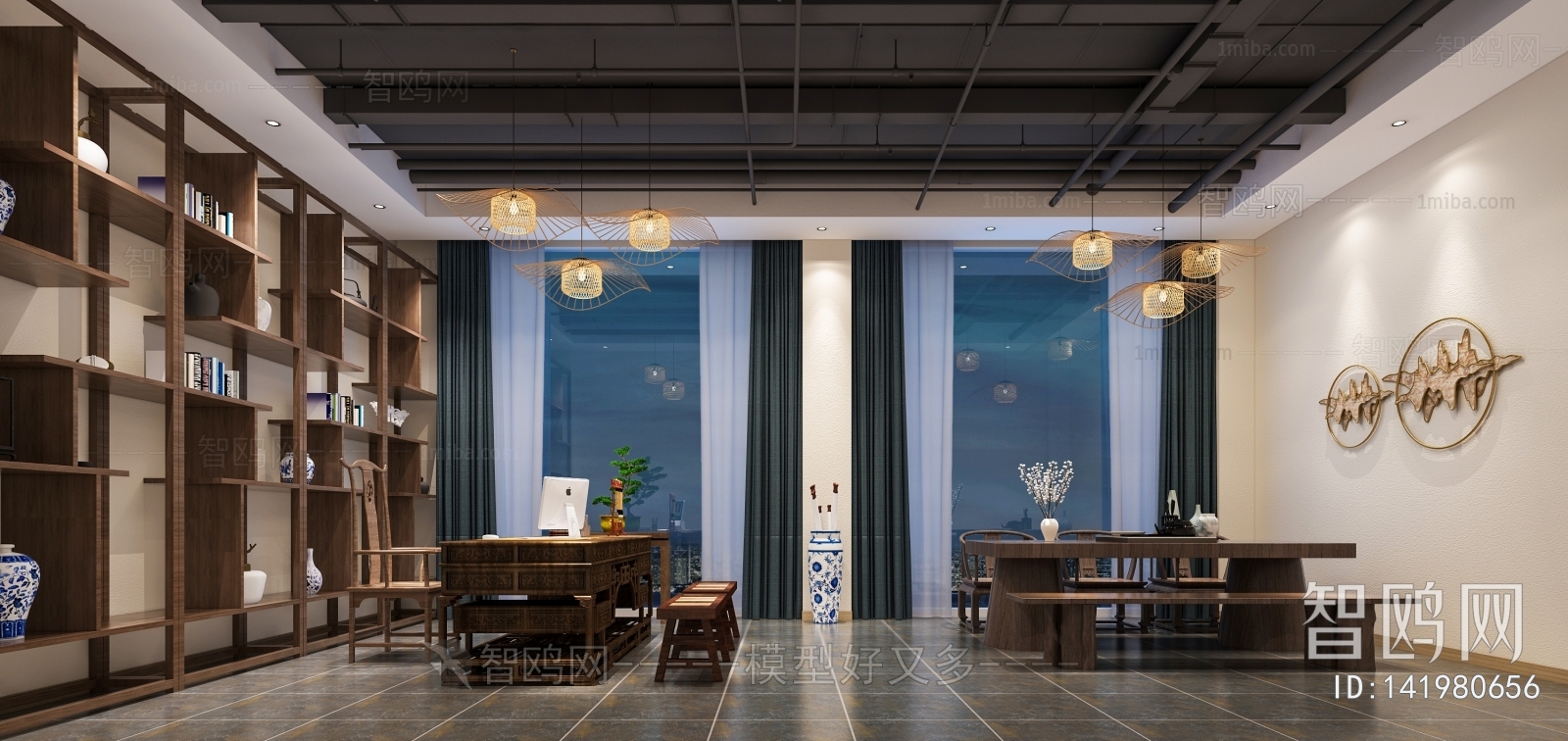 New Chinese Style Manager's Office