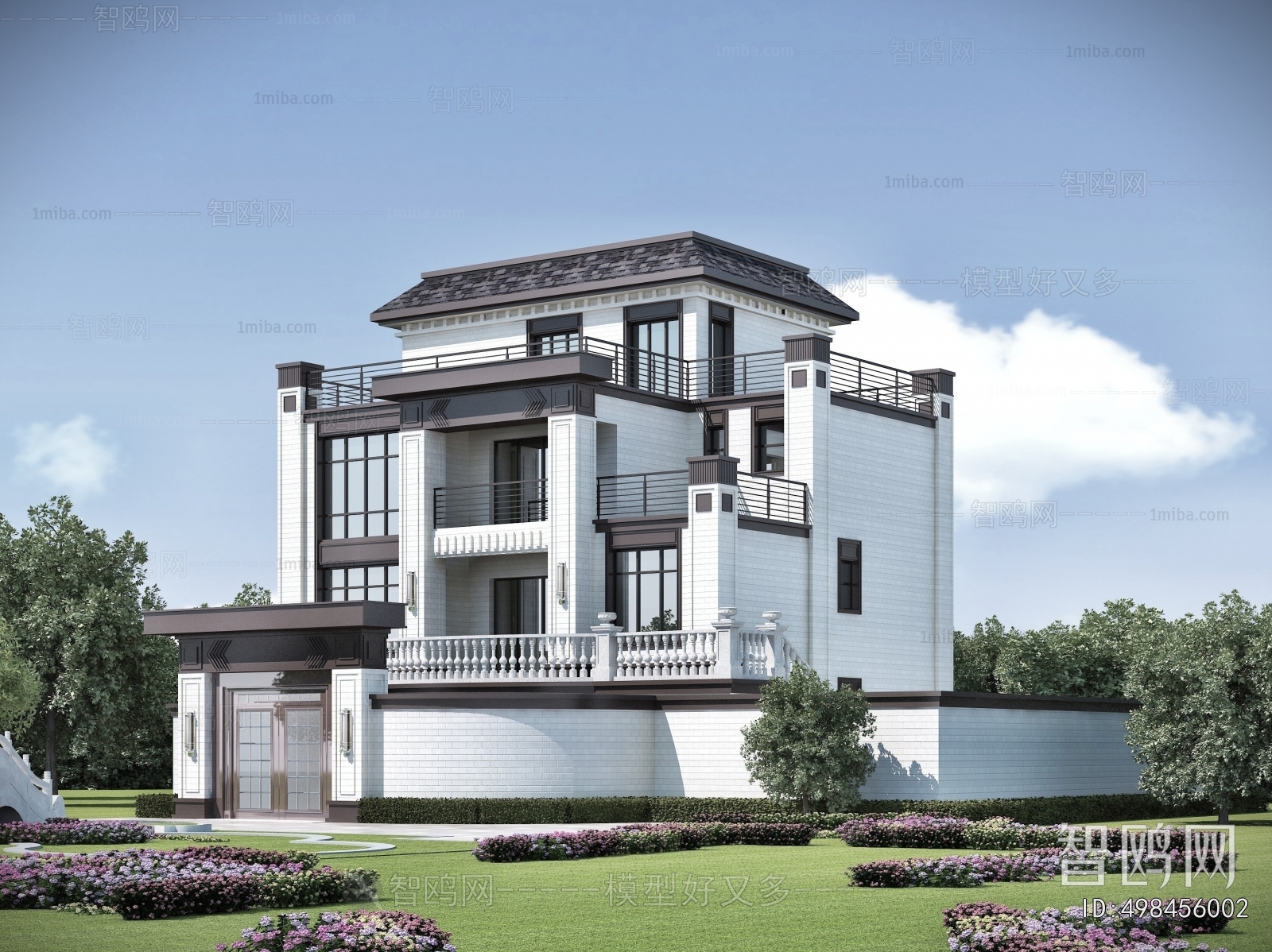 Simple European Style Detached Villa