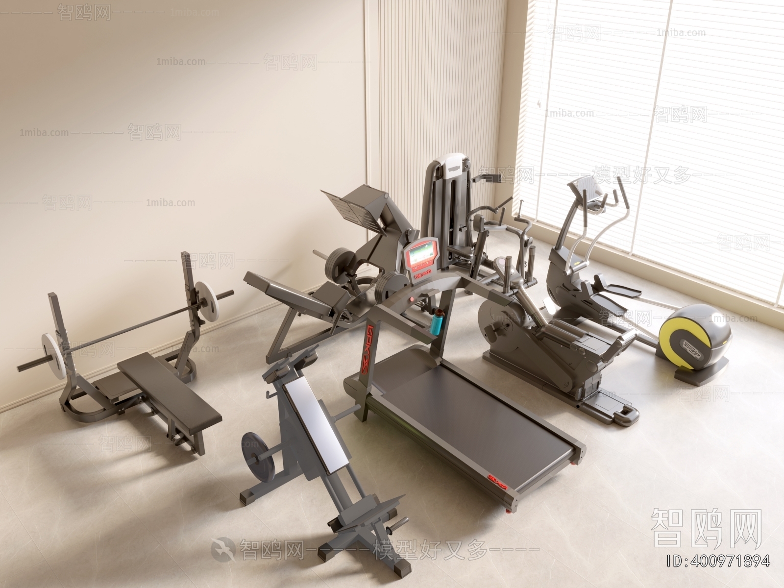 Modern Fitness Equipment