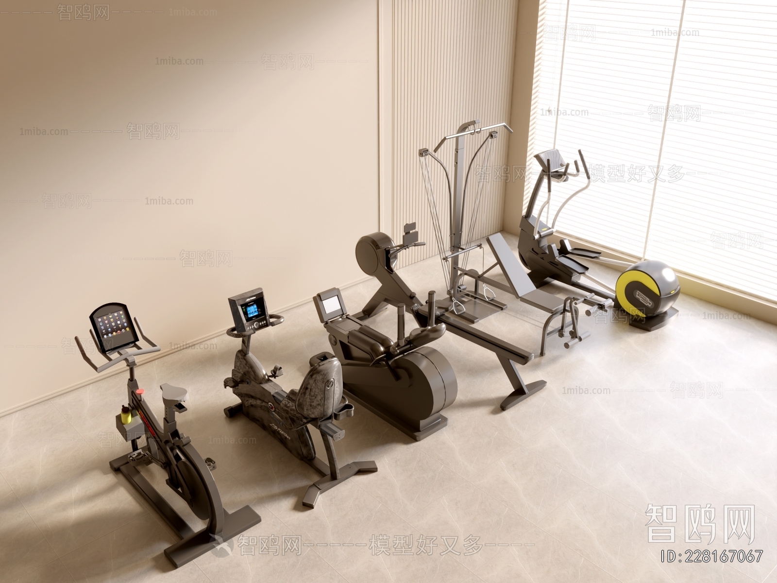 Modern Fitness Equipment