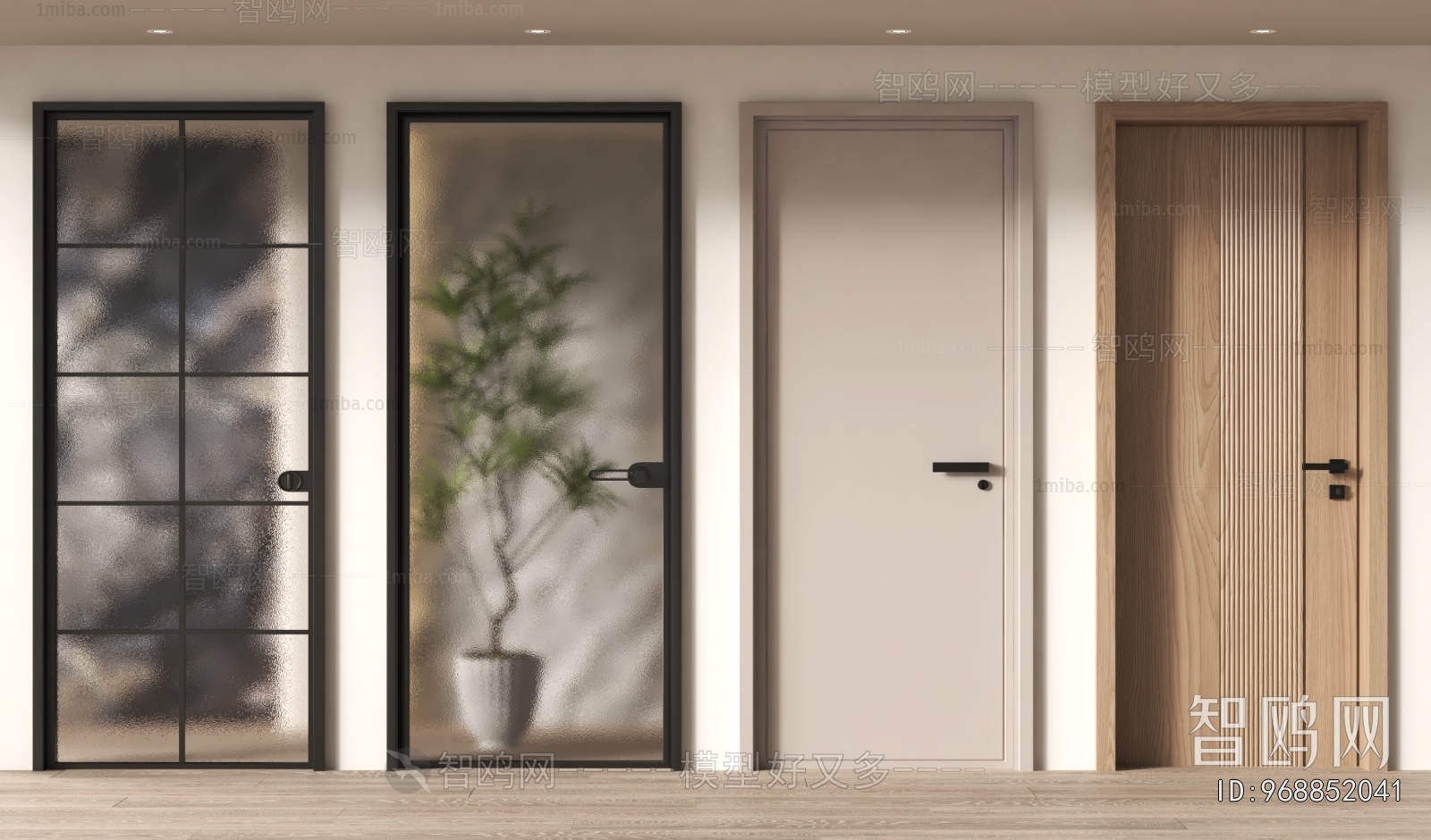 Modern Single Door