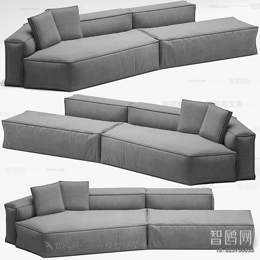 Modern Multi Person Sofa