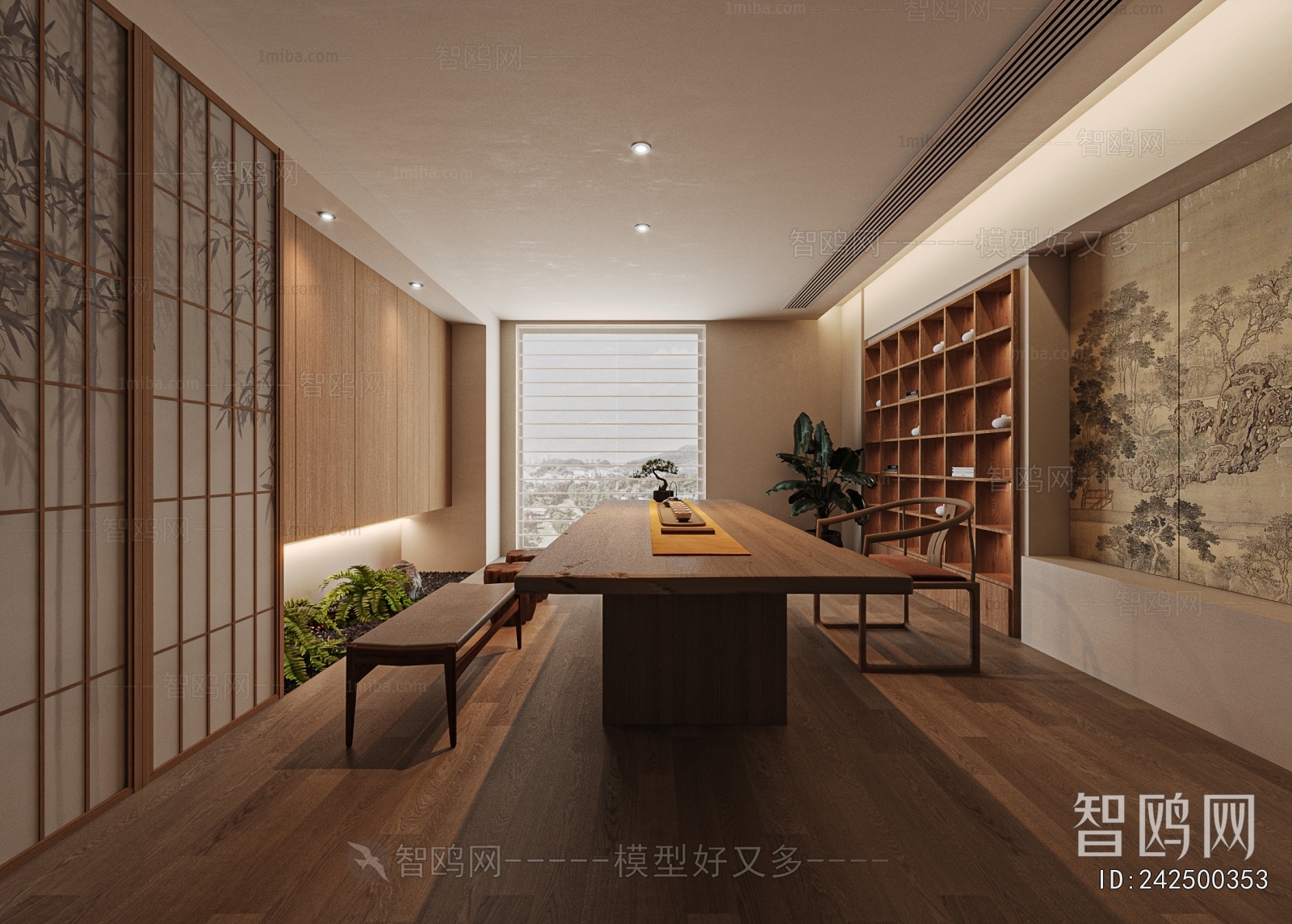 新中式宋式美学茶室