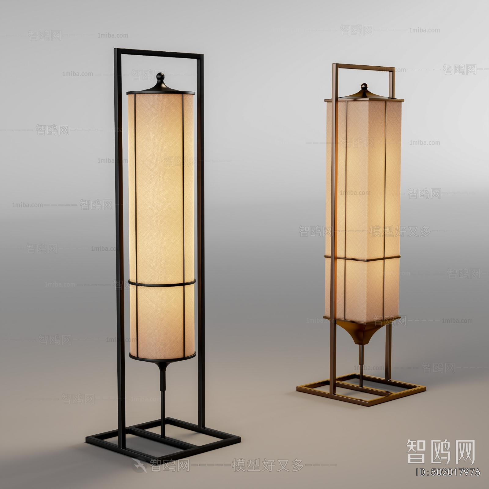 New Chinese Style Floor Lamp