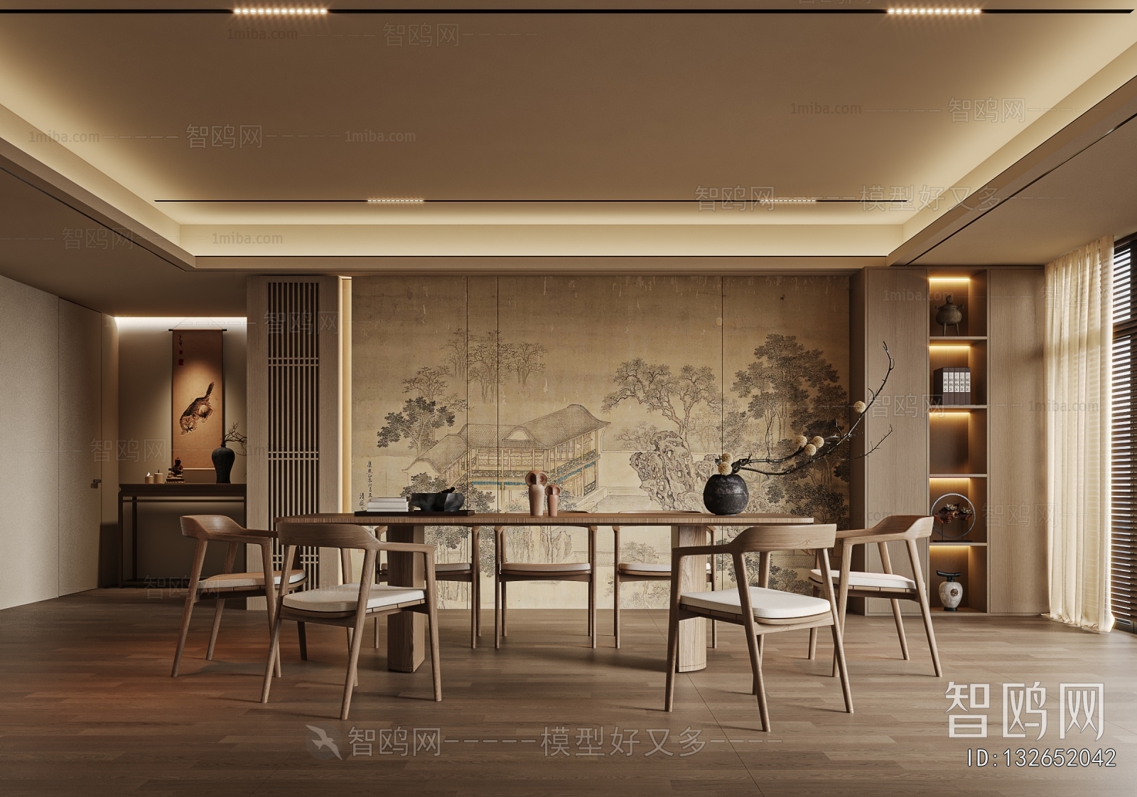 New Chinese Style Dining Room