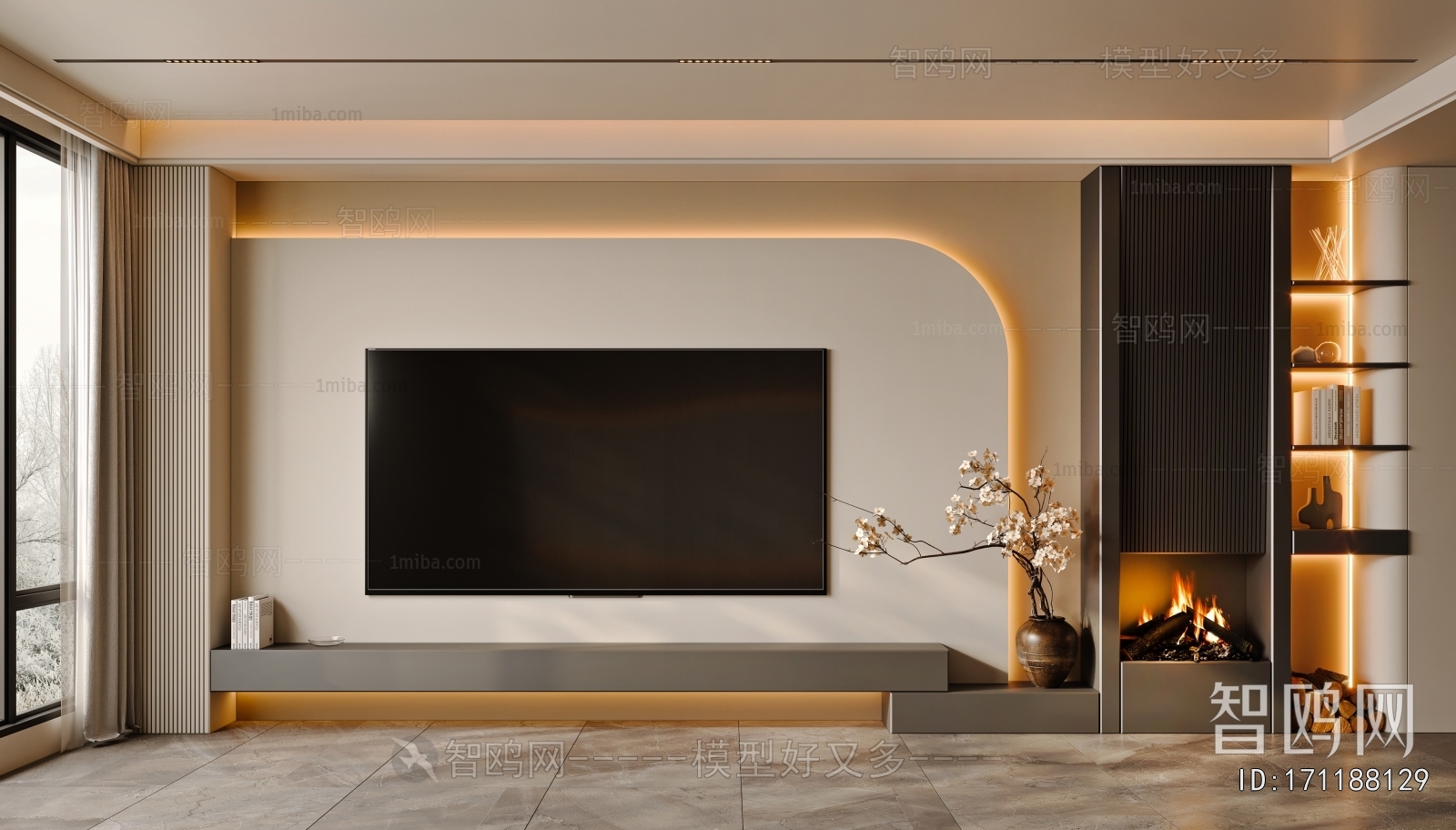 Modern TV Wall