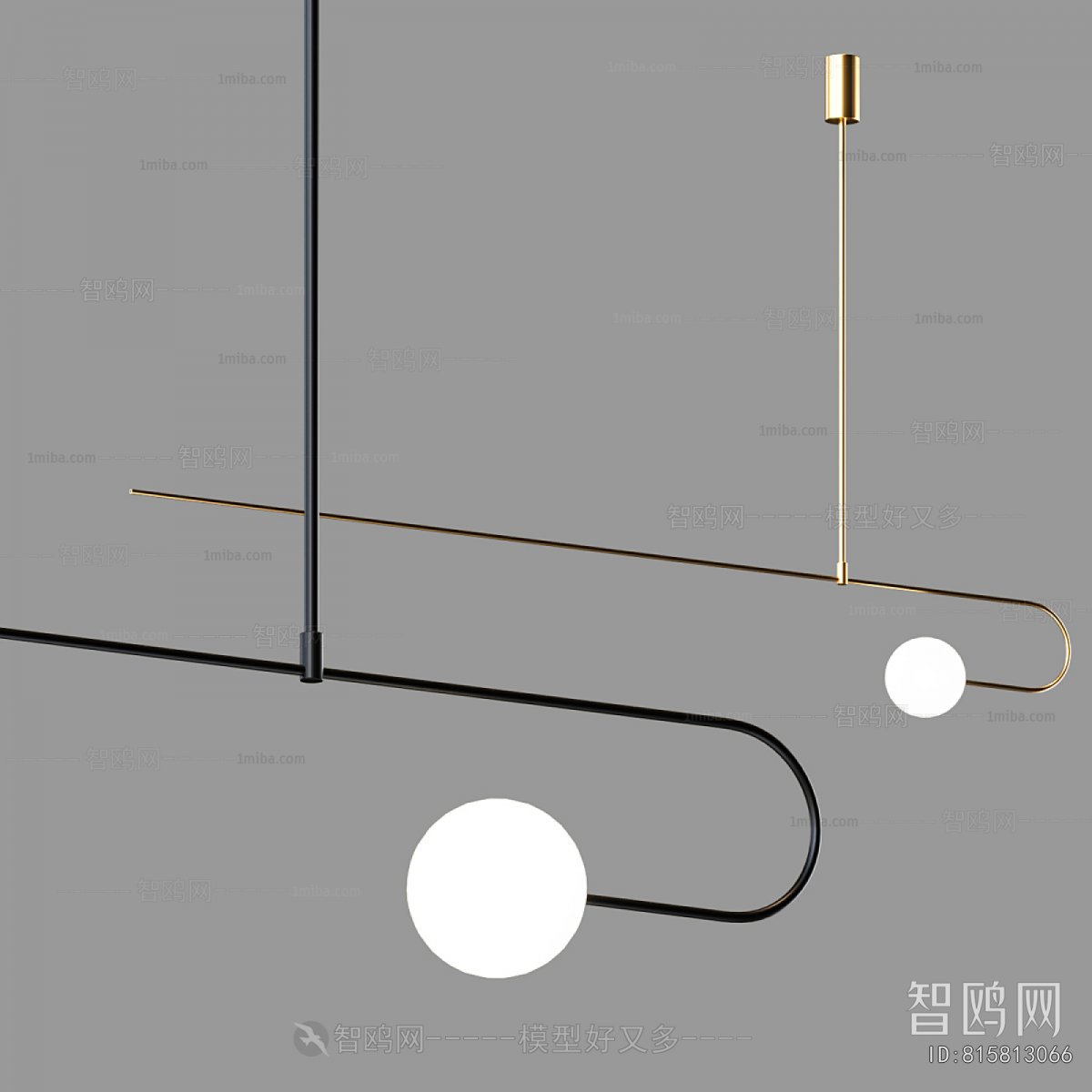 Modern Long Chandelier