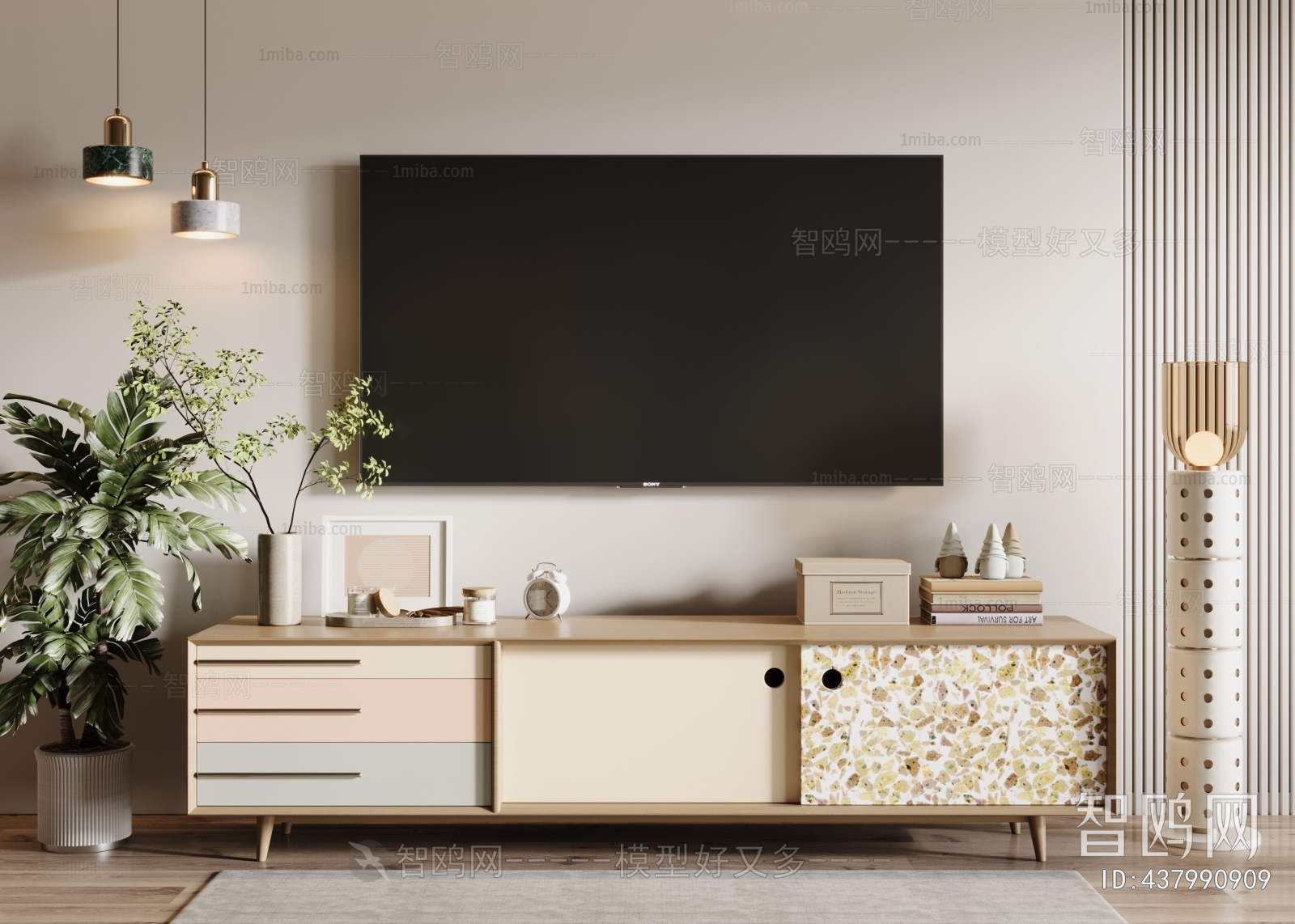 Nordic Style TV Cabinet