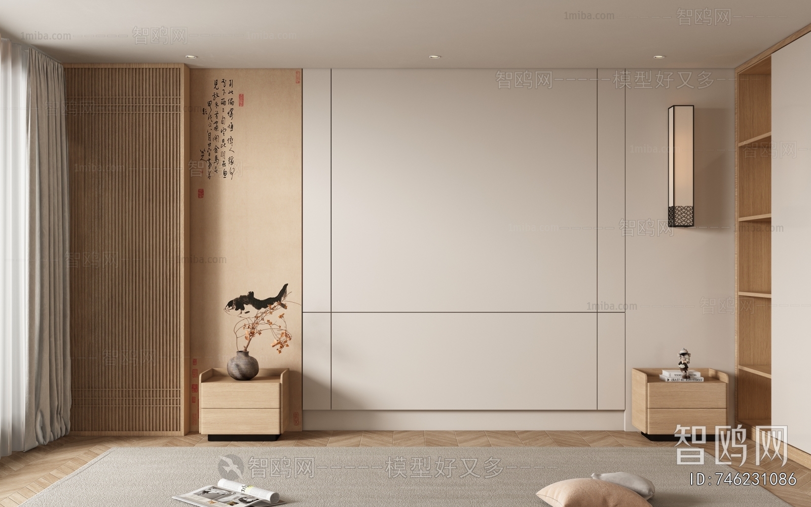 New Chinese Style TV Wall