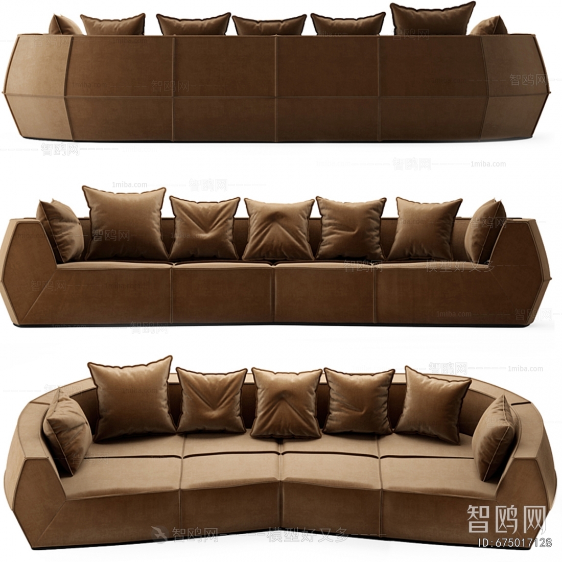 Modern Shaped Sofa