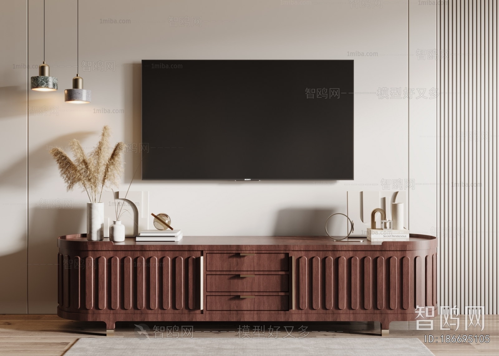 New Chinese Style TV Cabinet