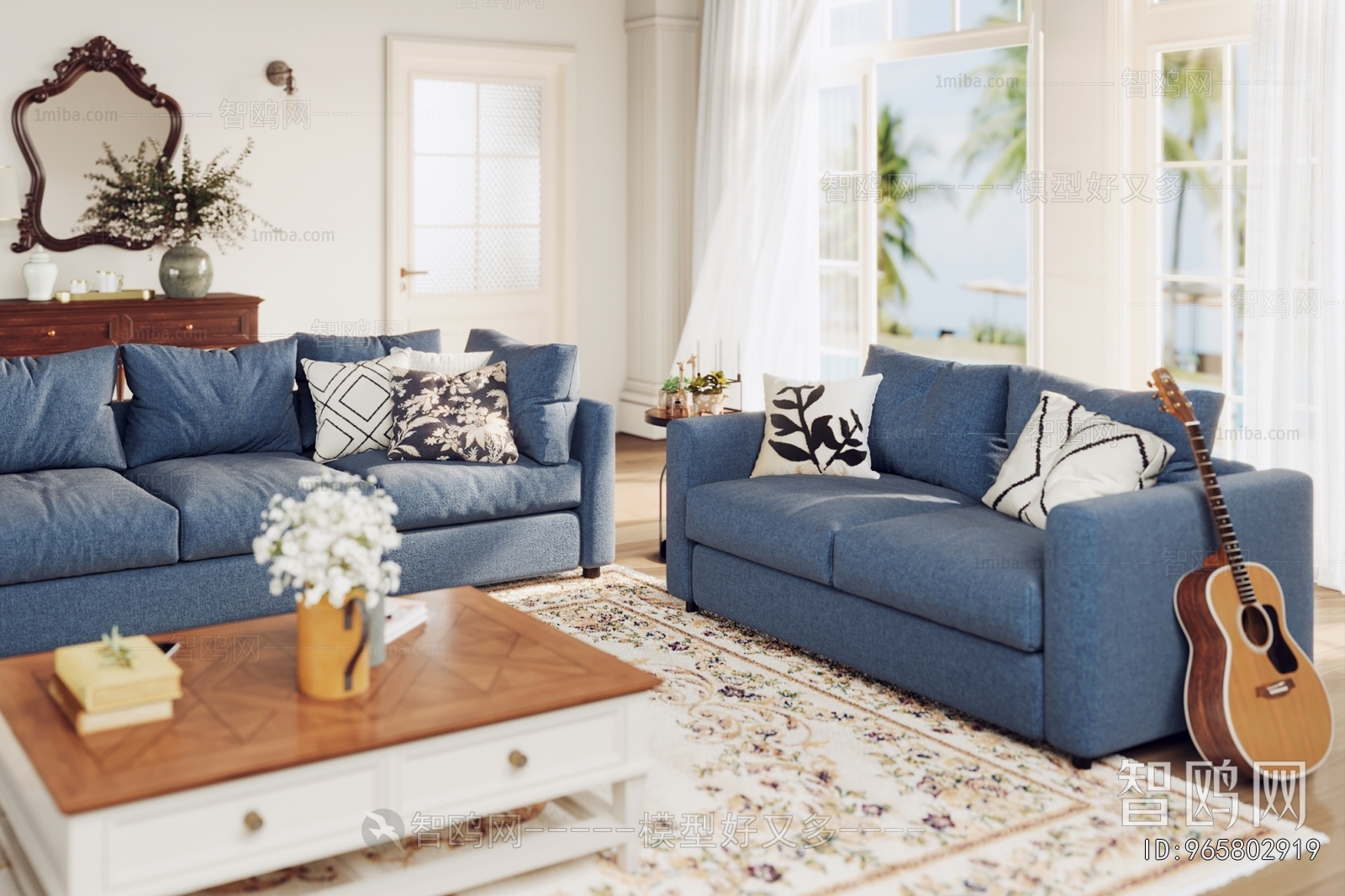 American Style A Living Room