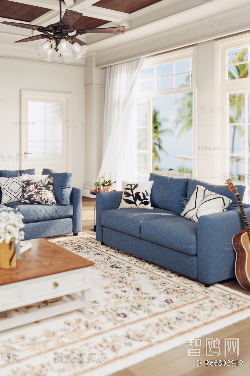 American Style A Living Room