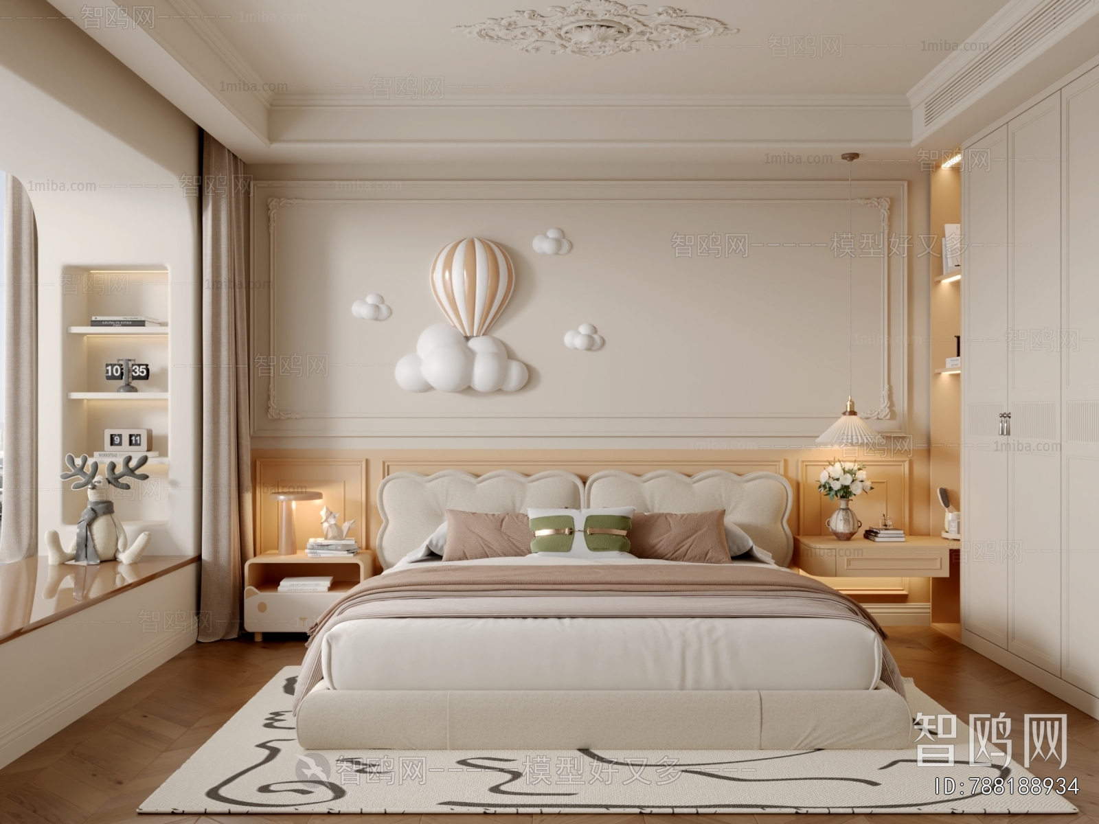 French Style Girl's Room Daughter's Room