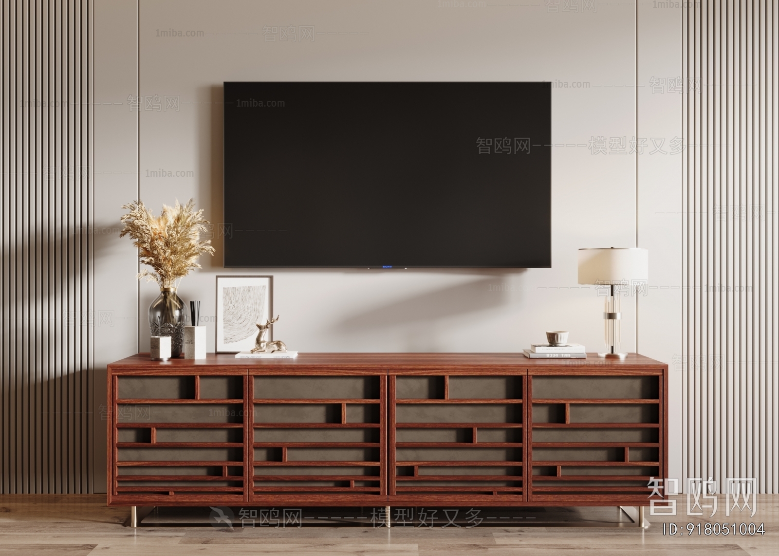 New Chinese Style TV Cabinet
