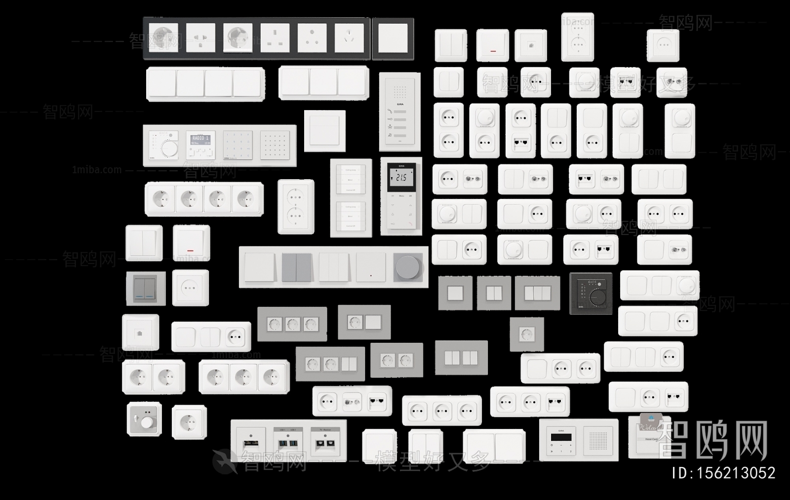 Modern Switch Socket Panel