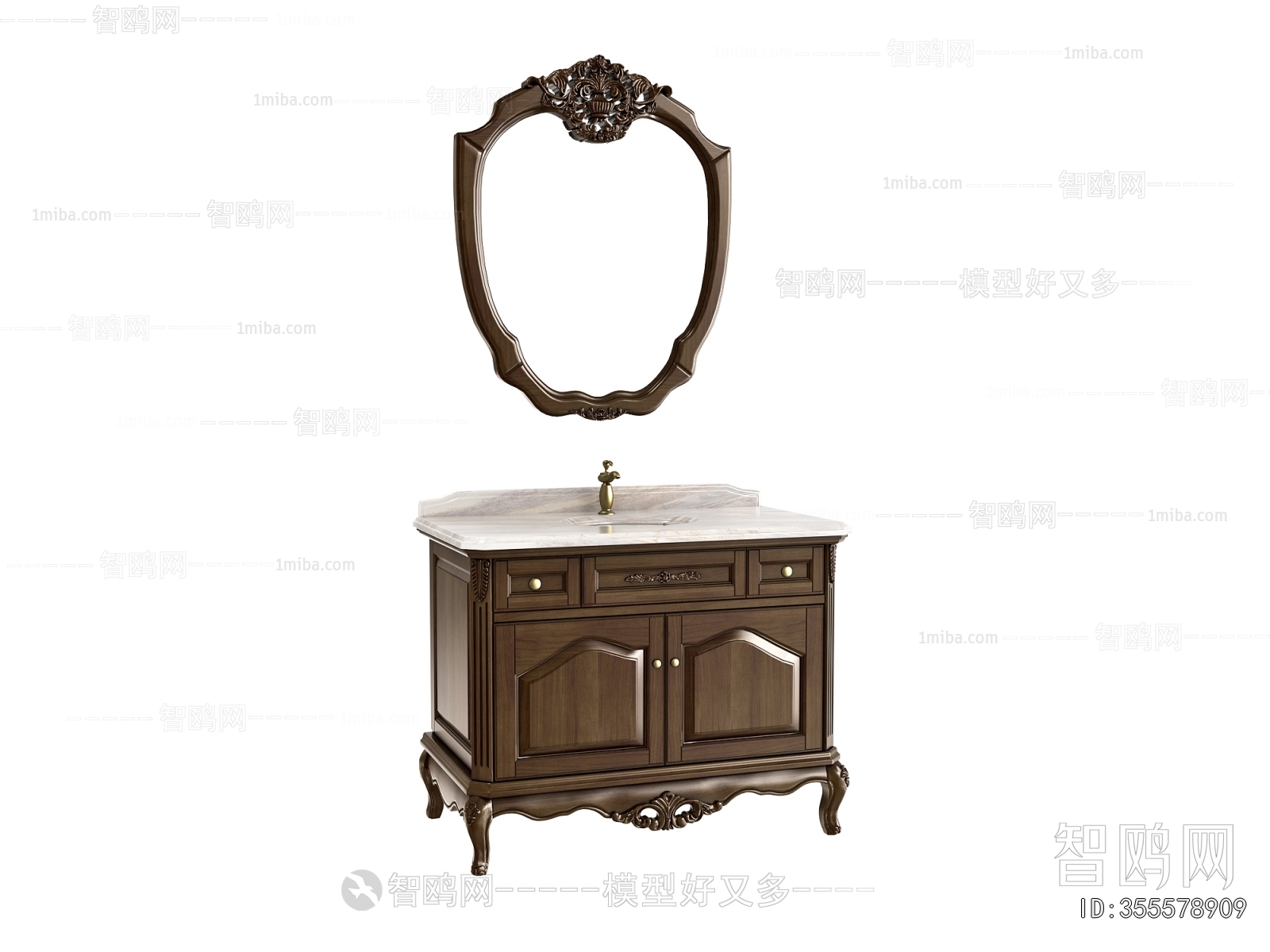 European Style Bathroom Cabinet