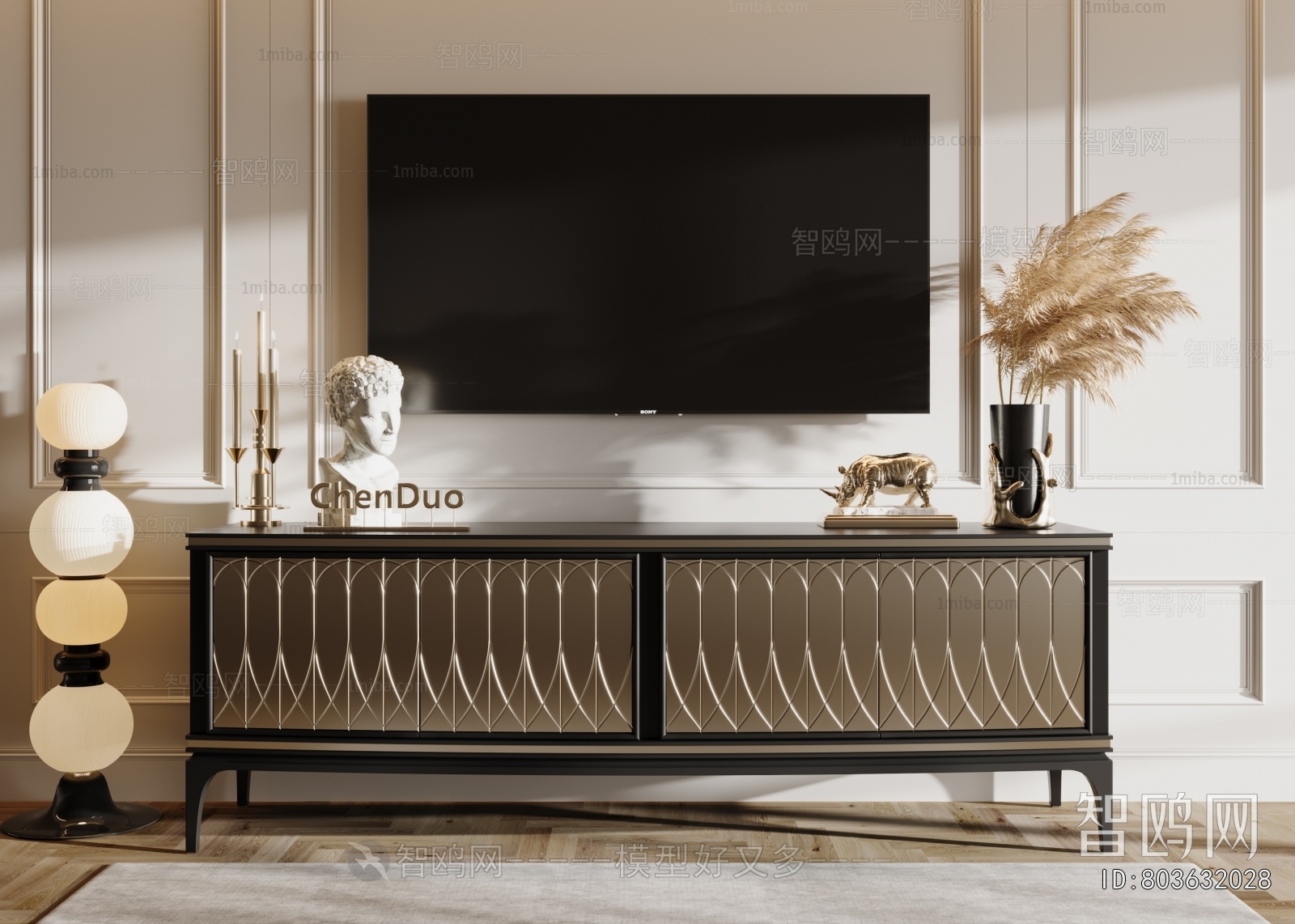 European Style TV Cabinet