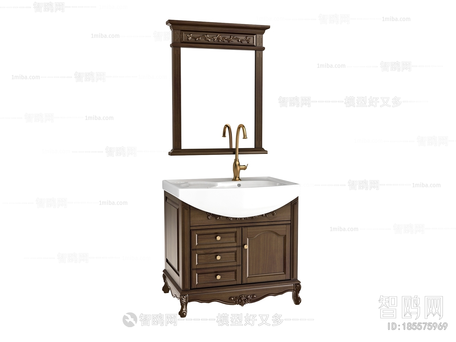 European Style Bathroom Cabinet