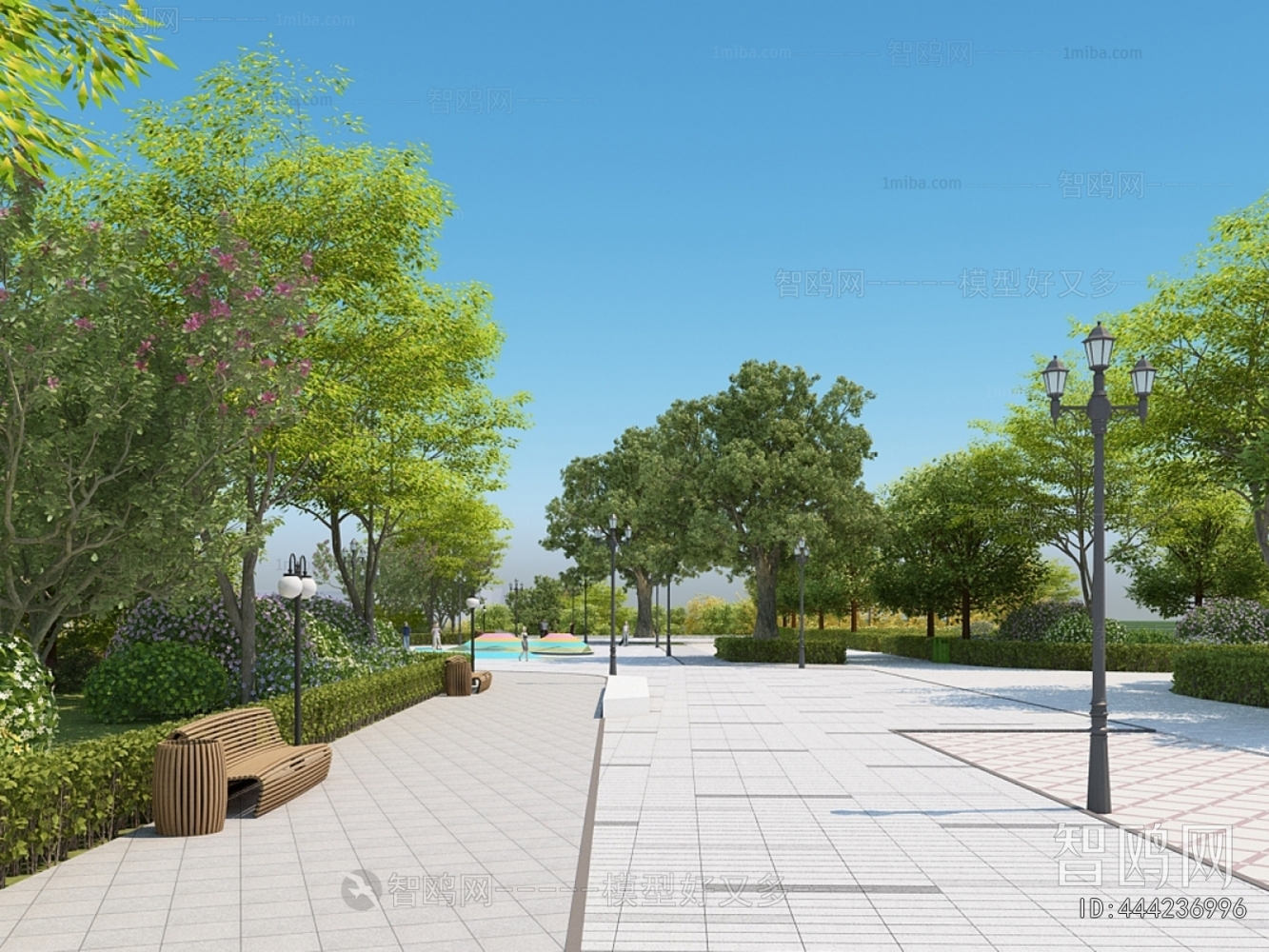 Modern Park Landscape