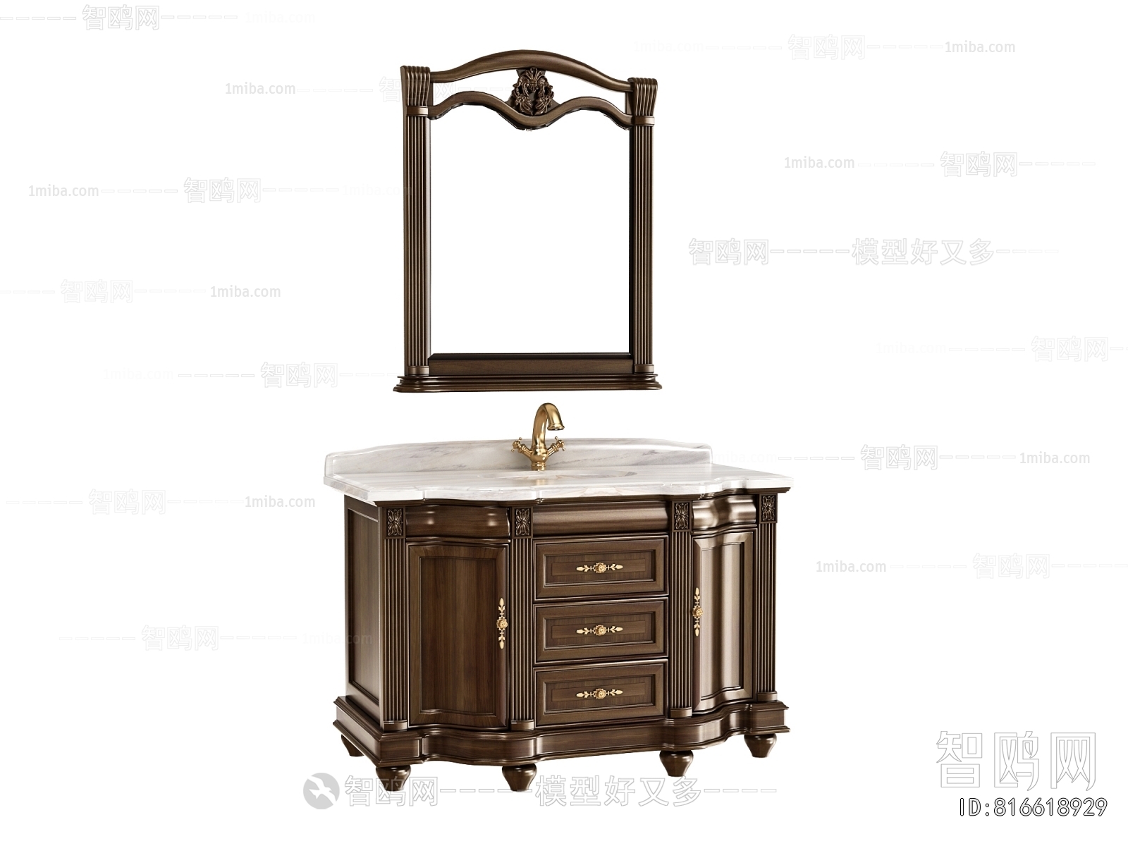 European Style Bathroom Cabinet